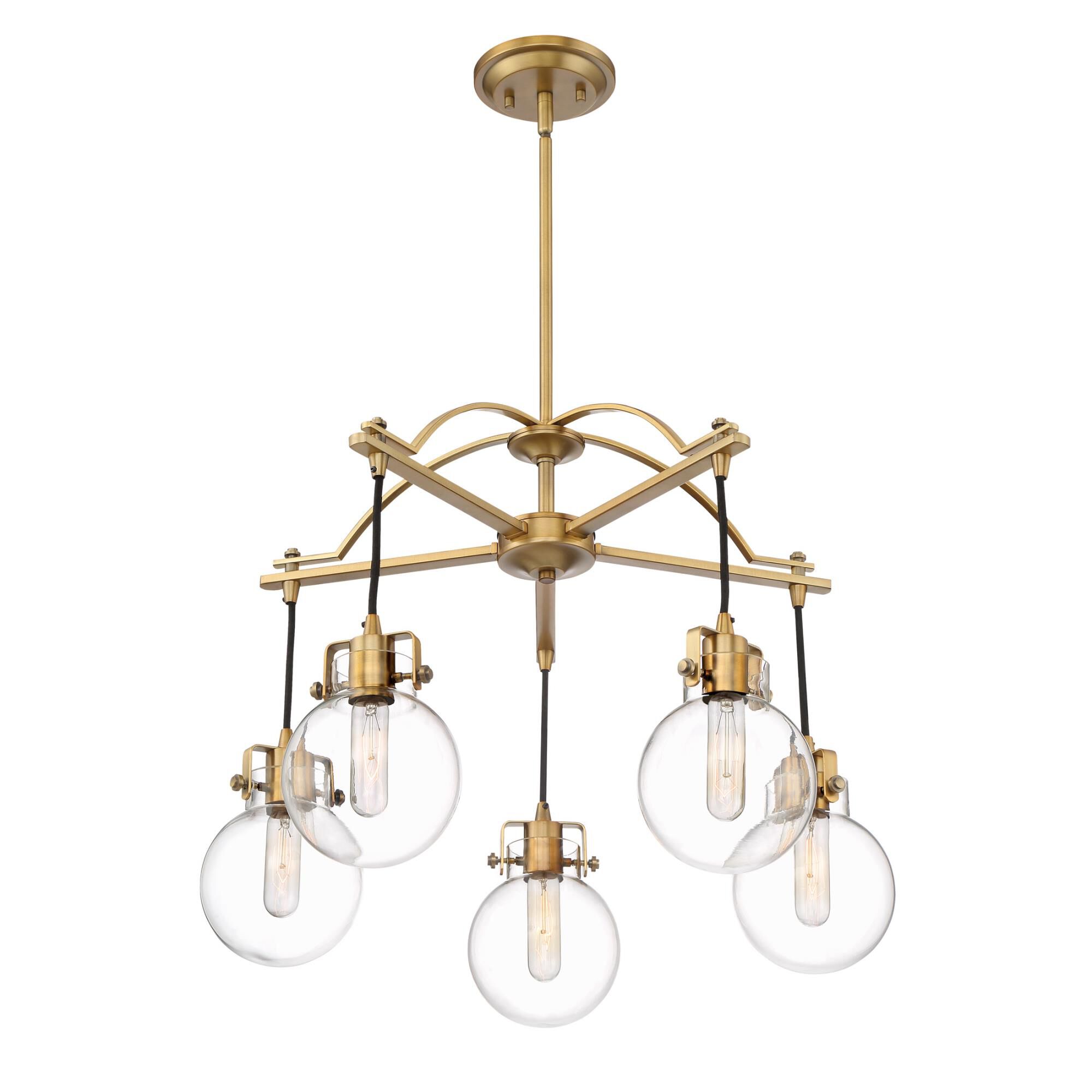 Sidwell 26 Inch 5 Light Chandelier by Quoizel