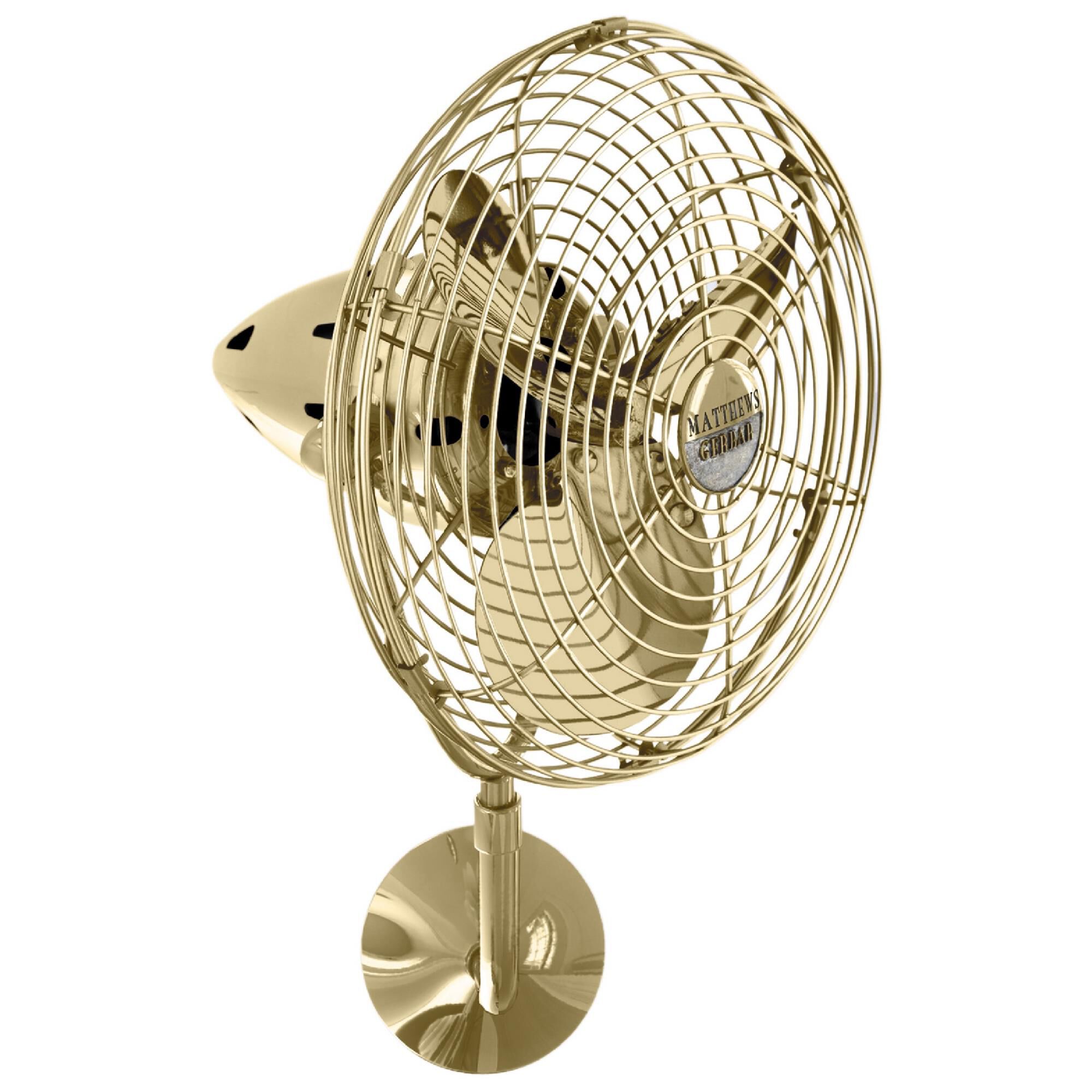 Bruna Parede Wall Mounted Fan by Matthews Fan Company