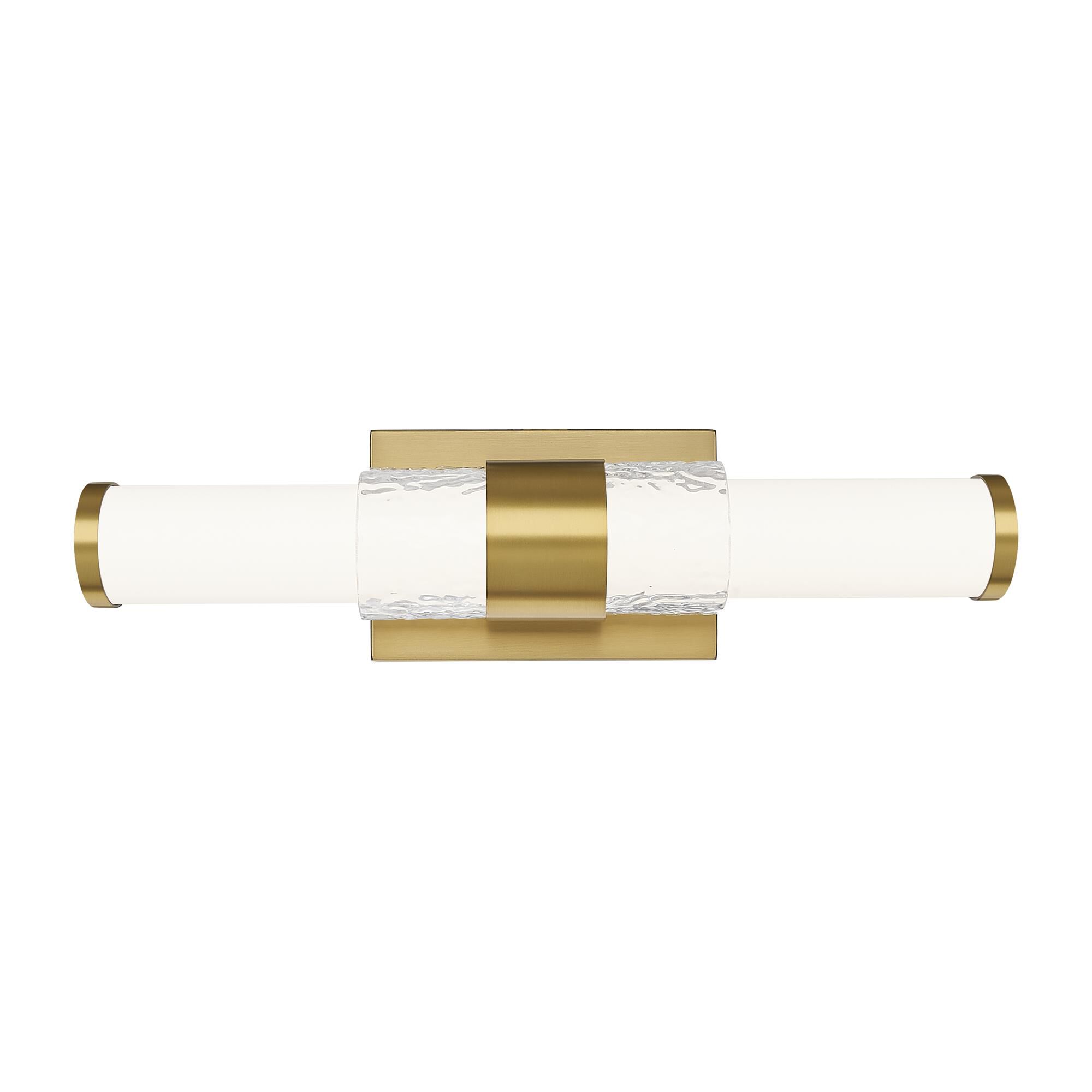 Shown in Modern Gold finish and Matte Opal glass and Matte Opal shade