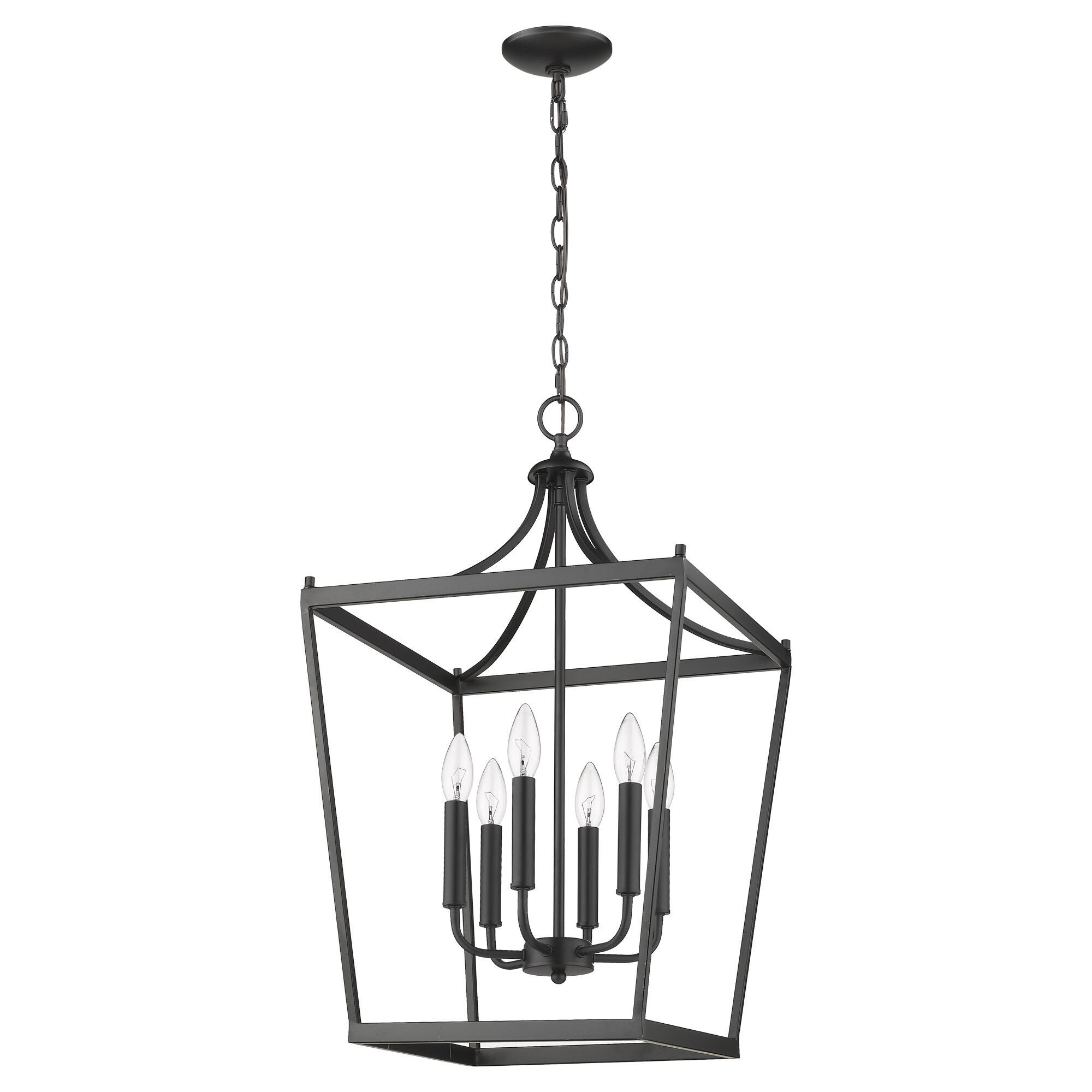 Shown in Matte Black finish and -- glass and -- shade