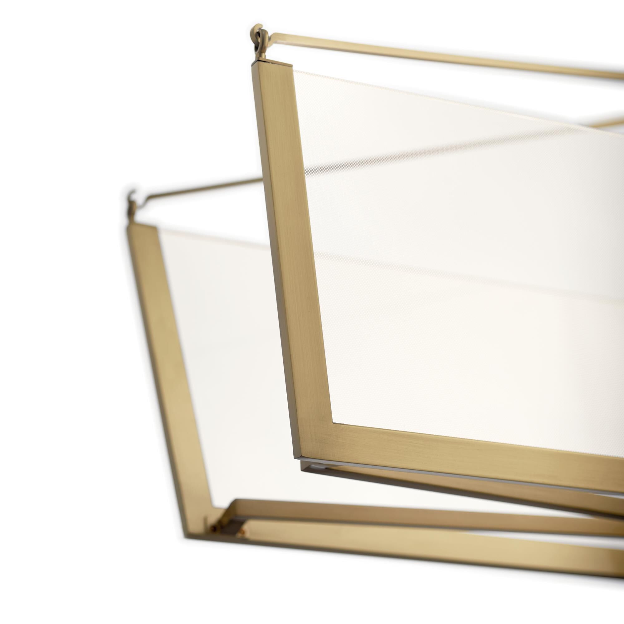 Shown in Champagne Gold finish and Light Guide Acrylic glass