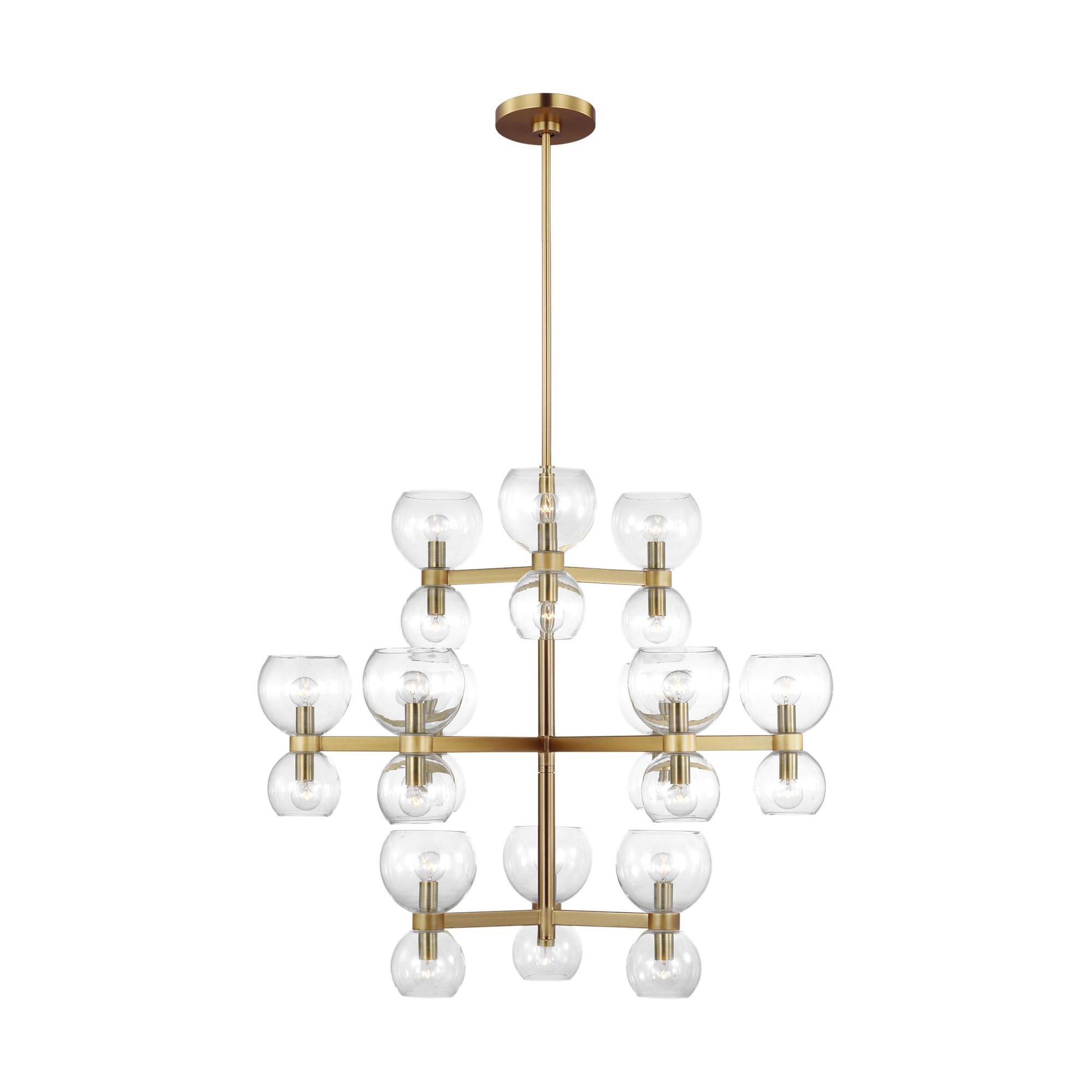 kate spade new york Londyn 36 Inch 24 Light Chandelier by Visual Comfort Studio Collection