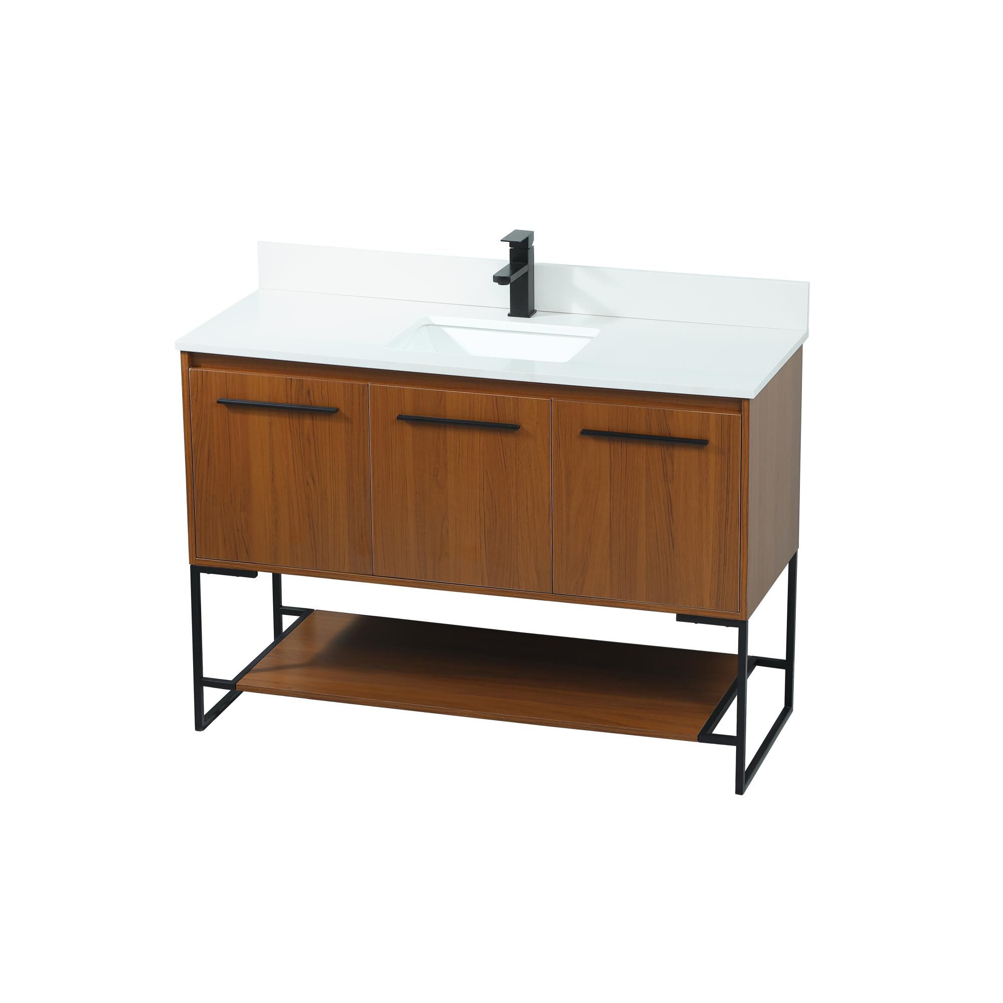 Shown in Teak finish