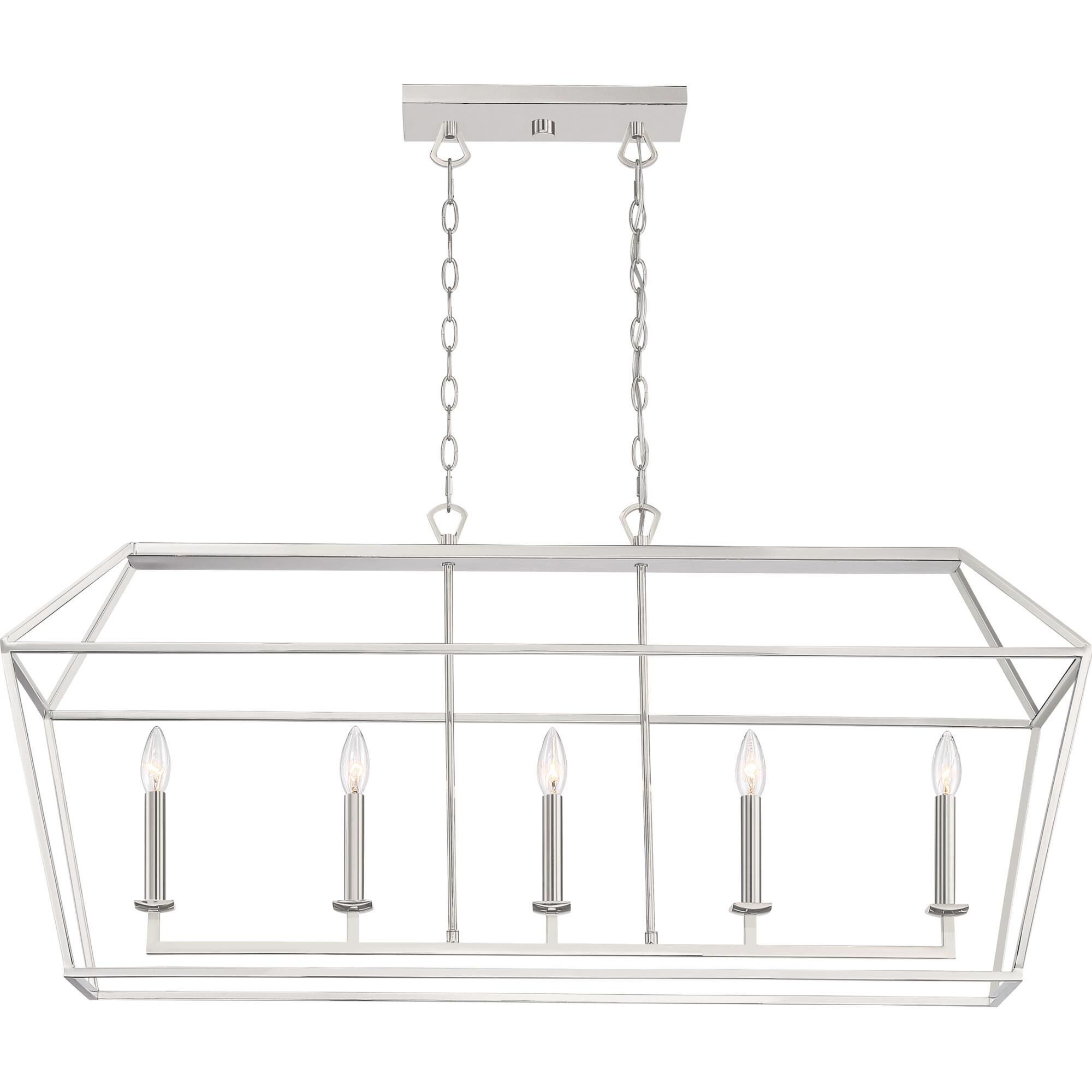 Aviary 42 Inch 5 Light Linear Suspension Light by Quoizel