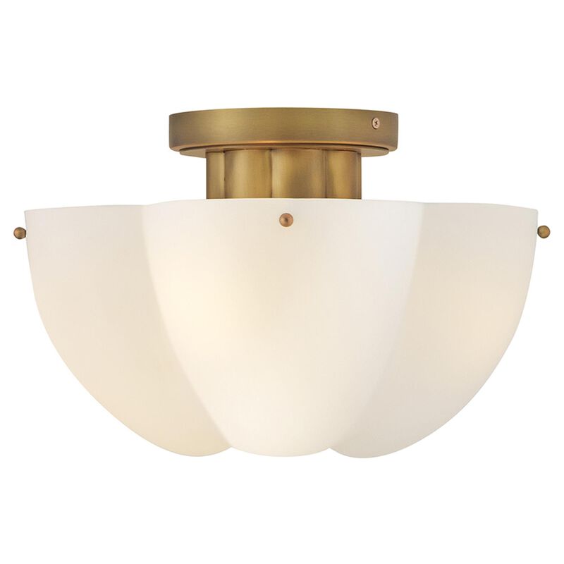 Becca 14 Inch 4 Light Semi Flush Mount by Hinkley