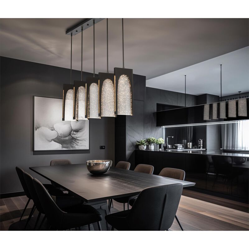 Cypress Medium Linear Chandelier by Hubbardton Forge