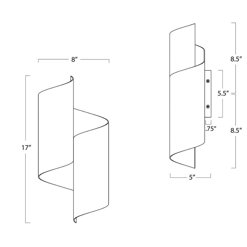 Folio Medium 2 Light Wall Sconce by Regina Andrew