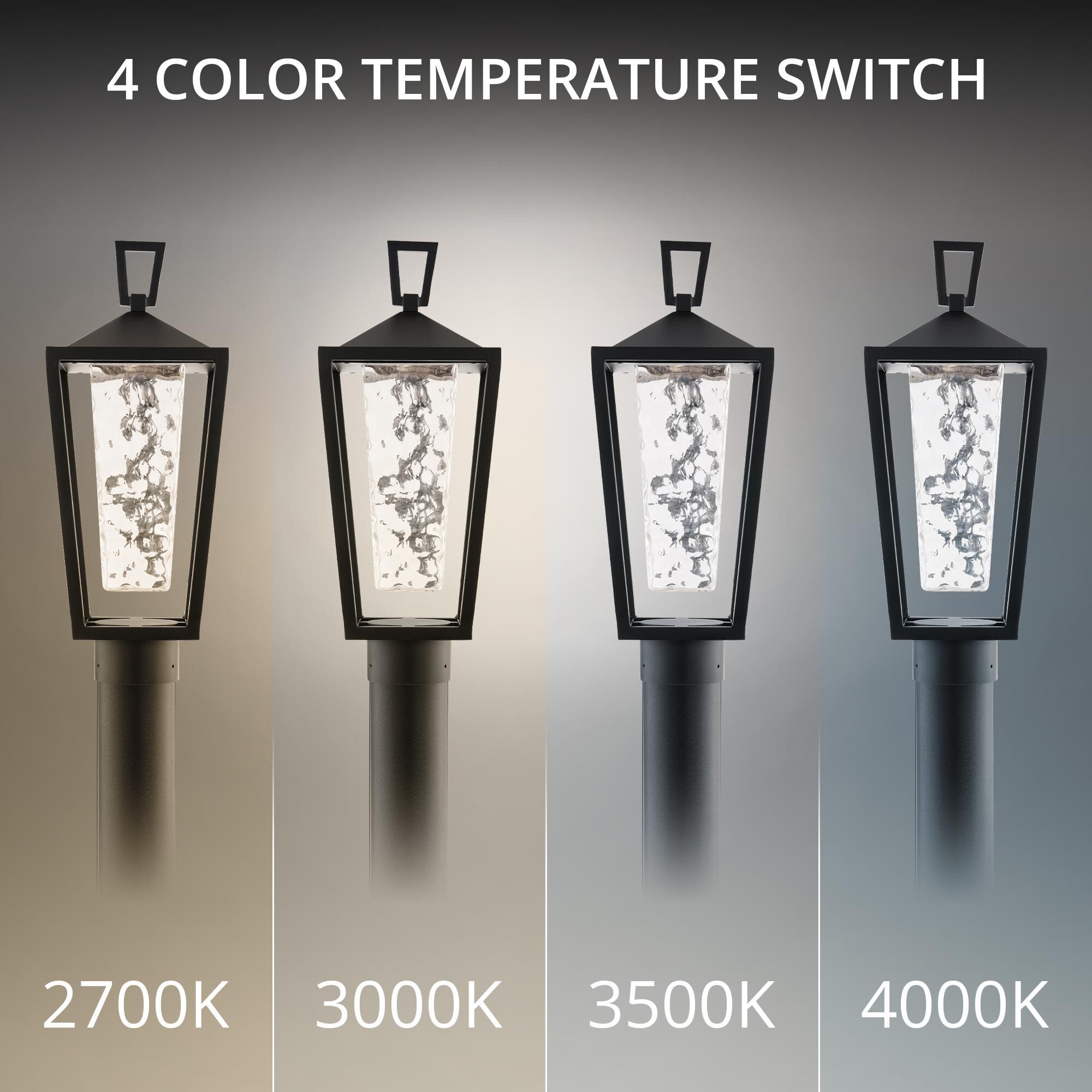 Shown in Black finish