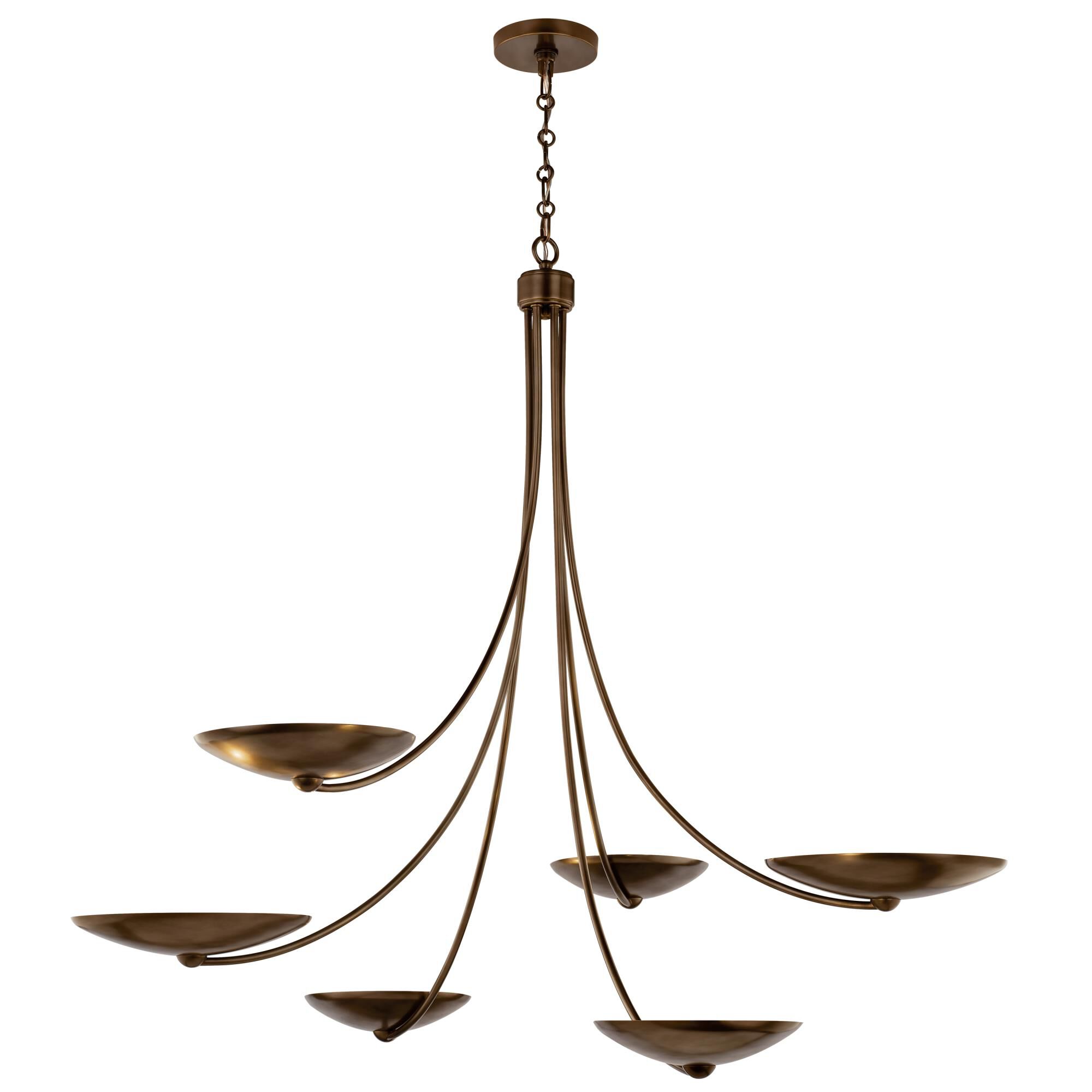 Shown in Lacquered Brass finish and Lacquered Brass and Lacquered Bronze shade