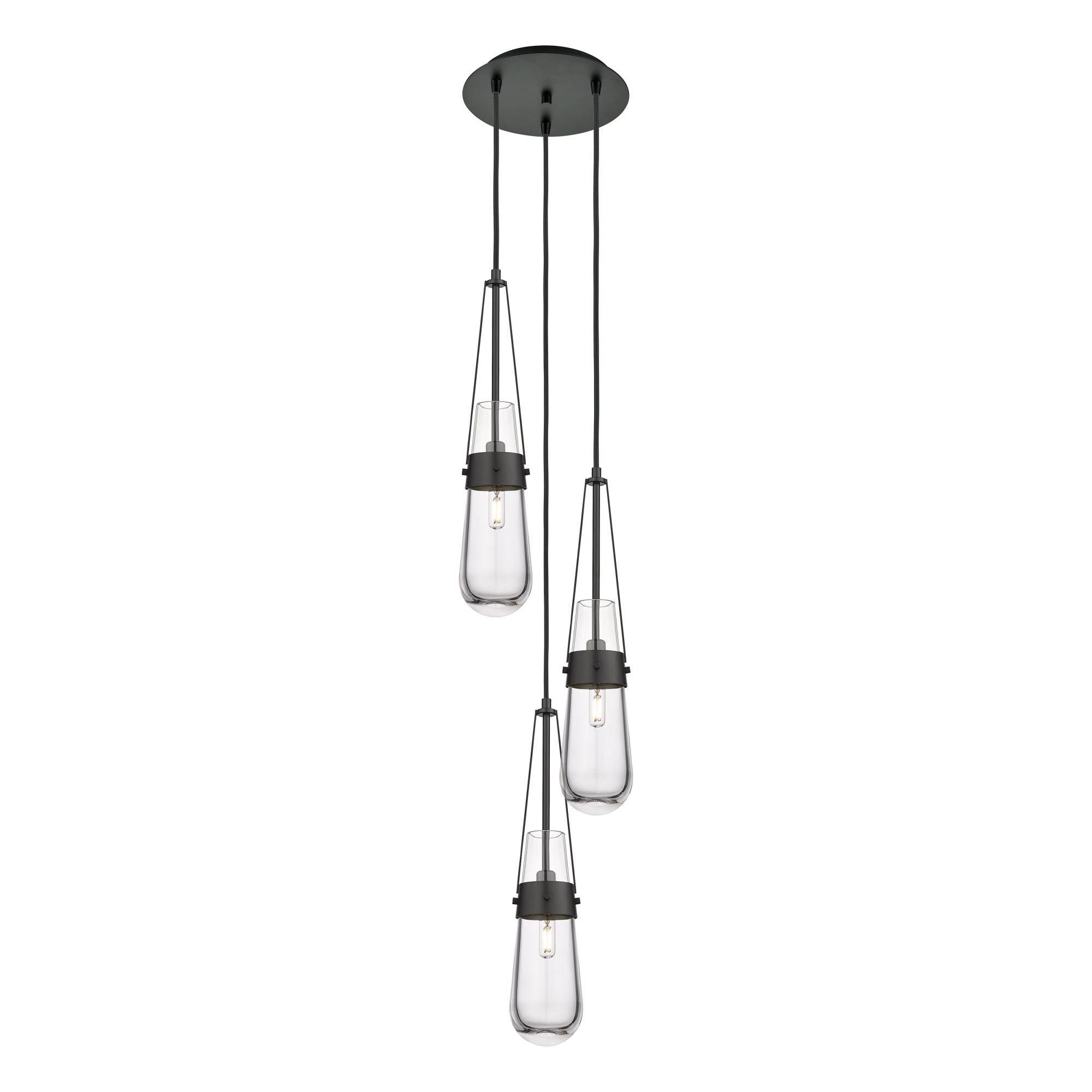 Bruno Marashlian Milan 11 Inch 3 Light Multi Light Pendant by Innovations Lighting