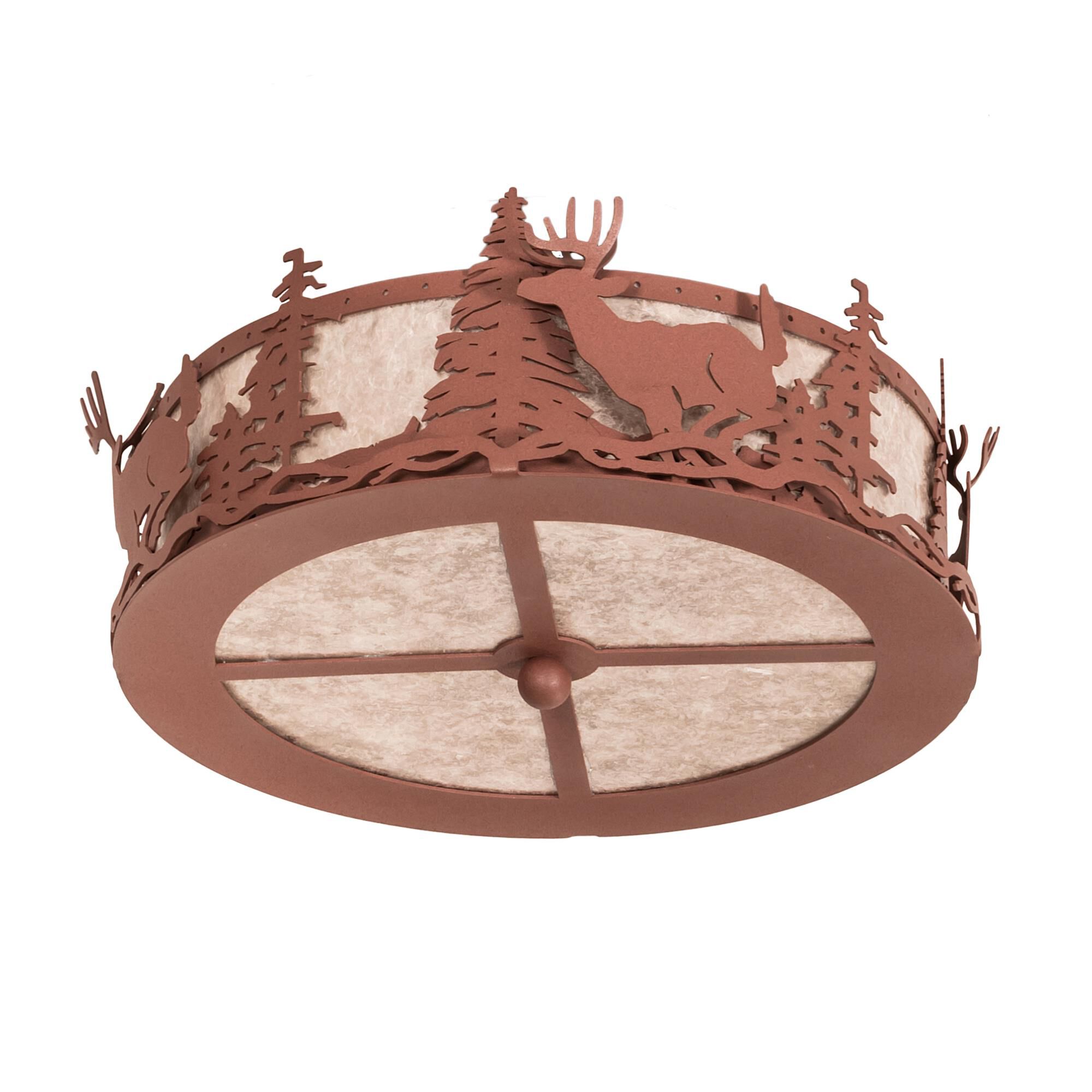 Deer At Dusk 3 Light LED Fan Light Kit by Meyda Lighting