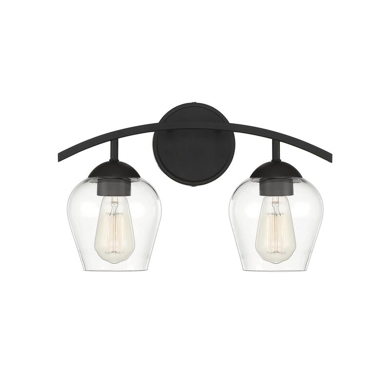 16 Inch 2 Light LED Bath Vanity Light by Meridian Lighting
