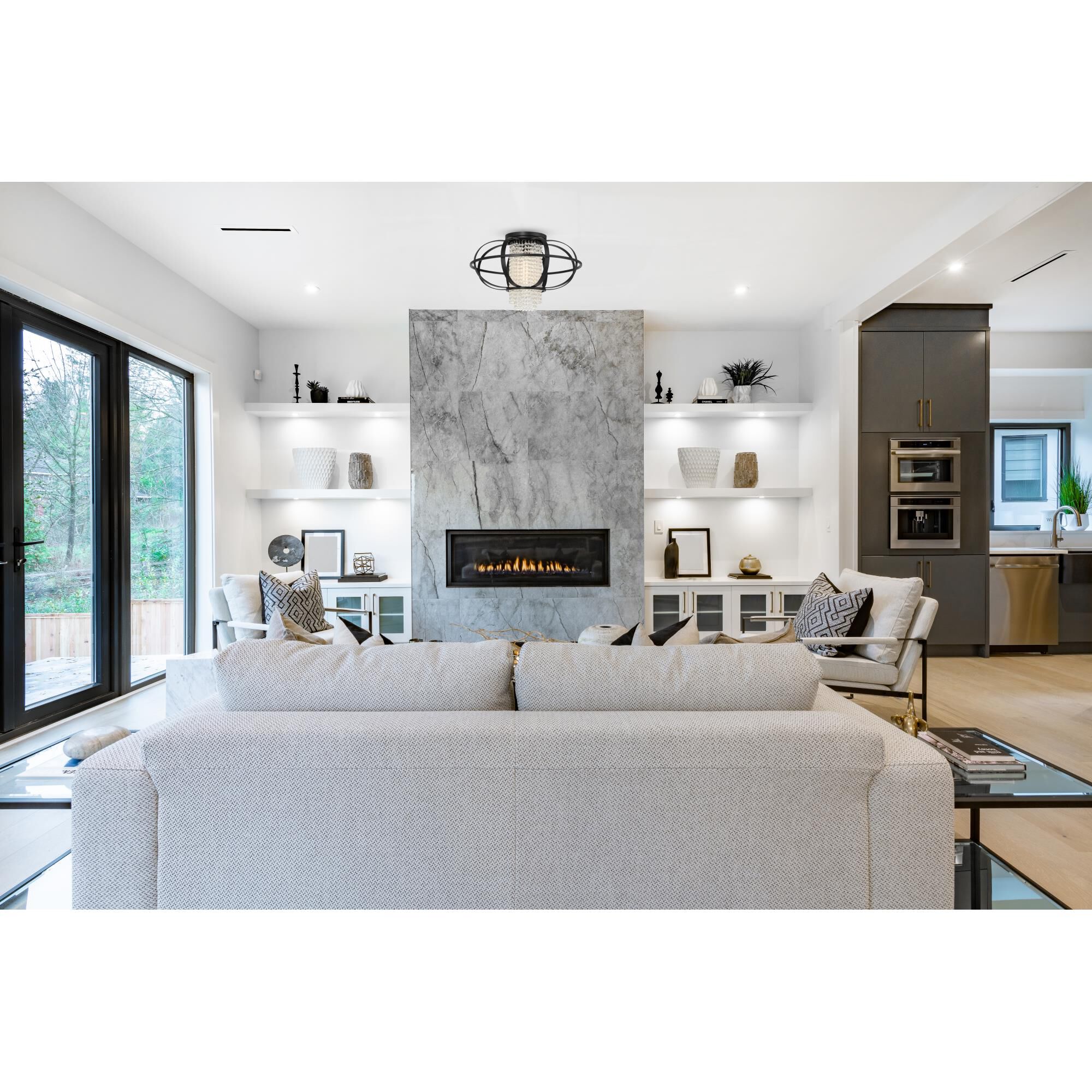 Idlewild 20 Inch Semi Flush Mount by Savoy House