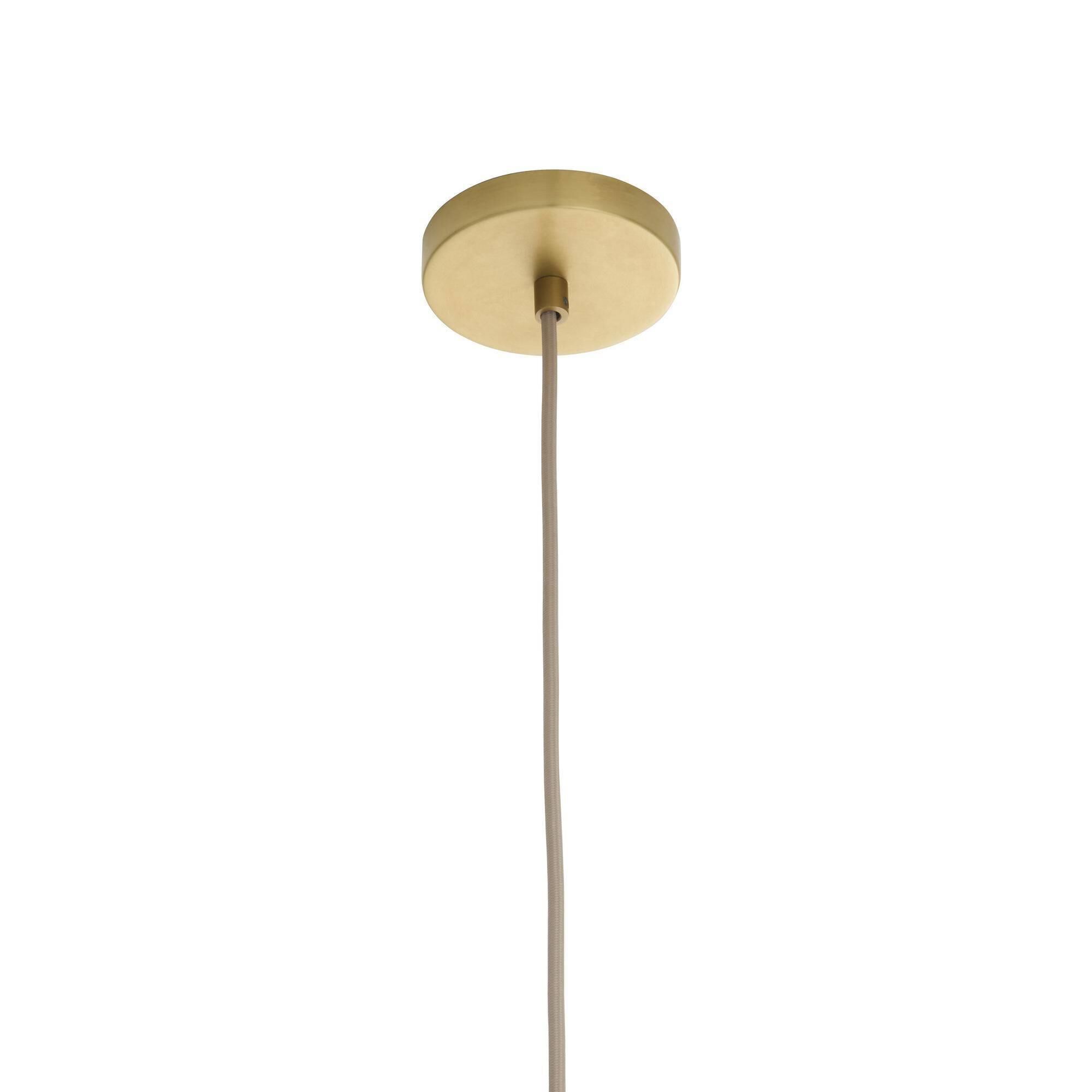Shown in Smoke Luster and Antique Brass finish