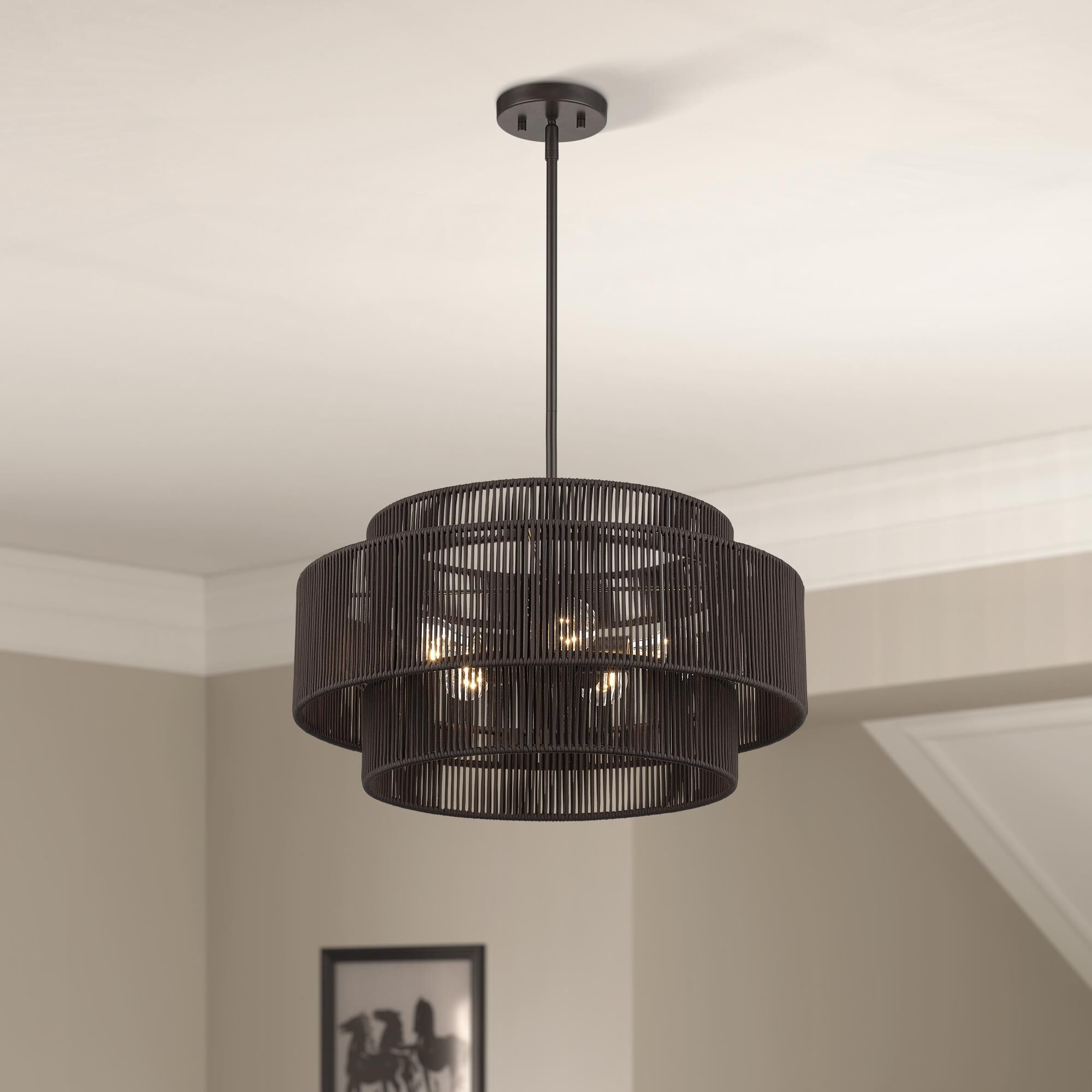 Acordia 22 Inch Large Pendant by Livex Lighting