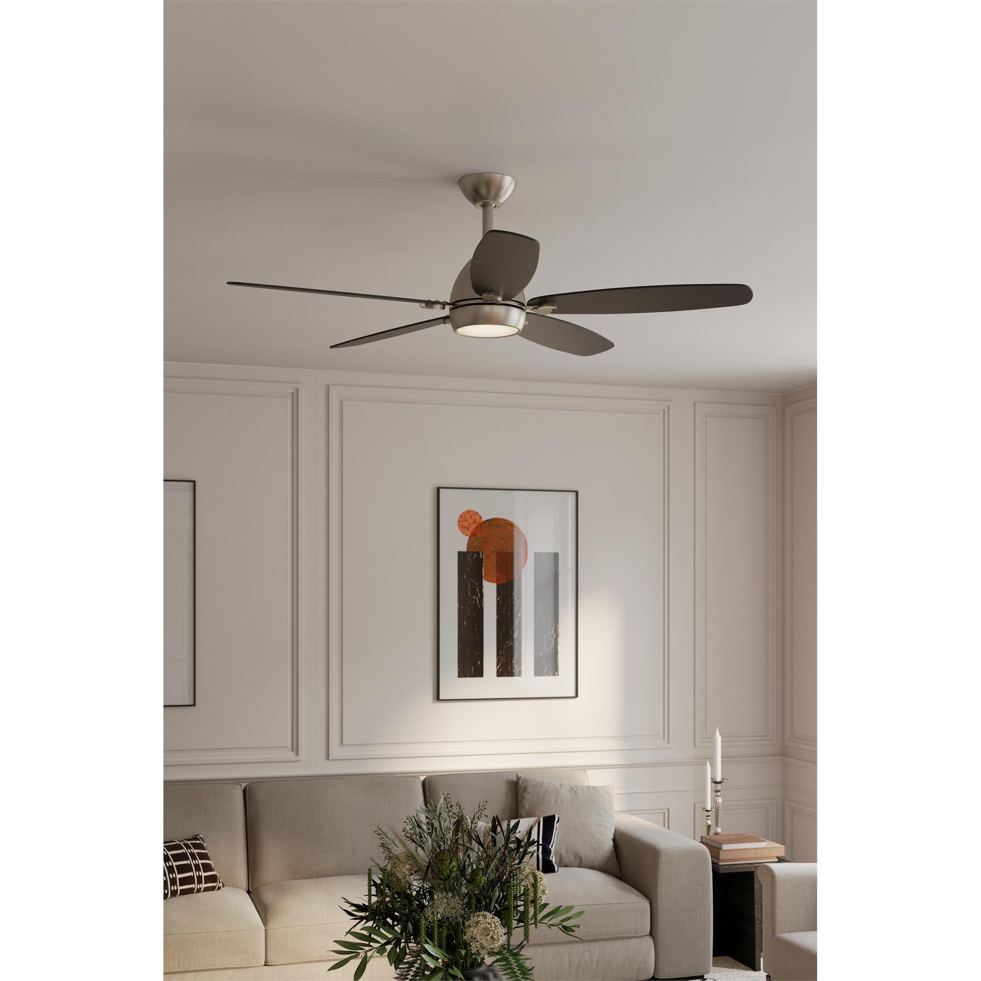 Shown in Brushed Nickel and Coal finish and Matte Lens glass