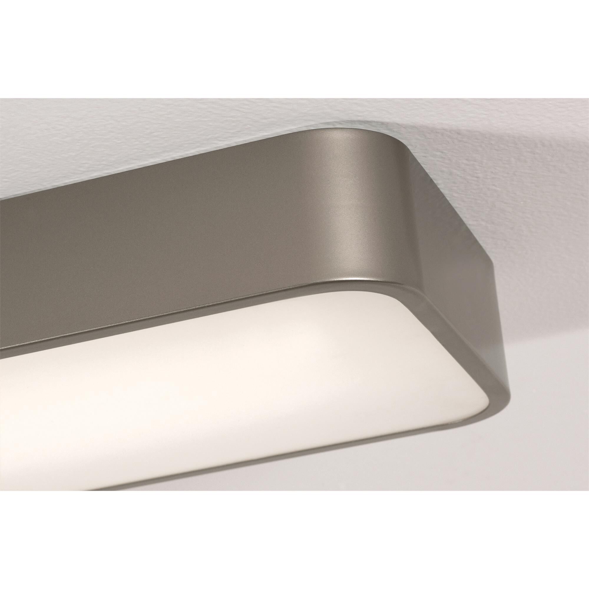 Shown in Satin Nickel finish and Satin Nickel Acrylic shade