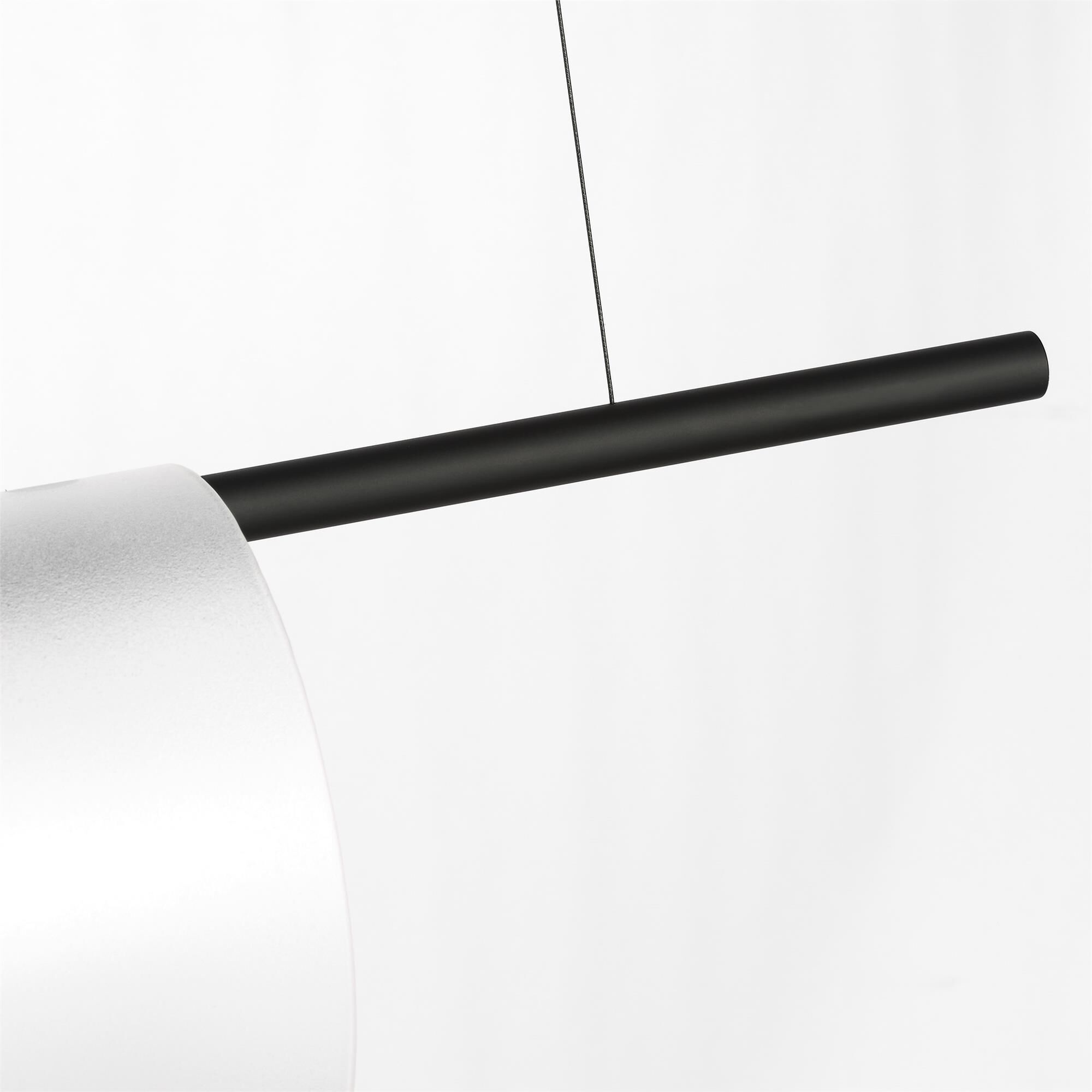 Shown in Nightshade Black finish and Etched glass