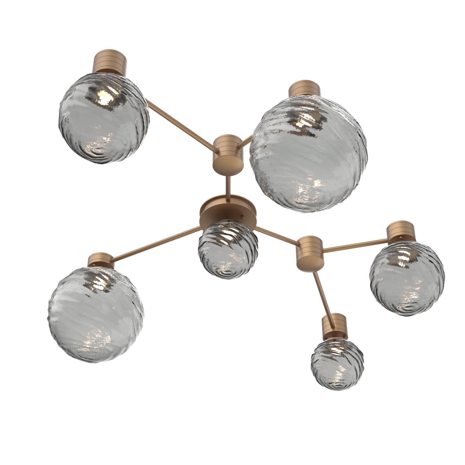 Levi Wilson Gaia 40 Inch Semi Flush Mount by Hammerton Studio