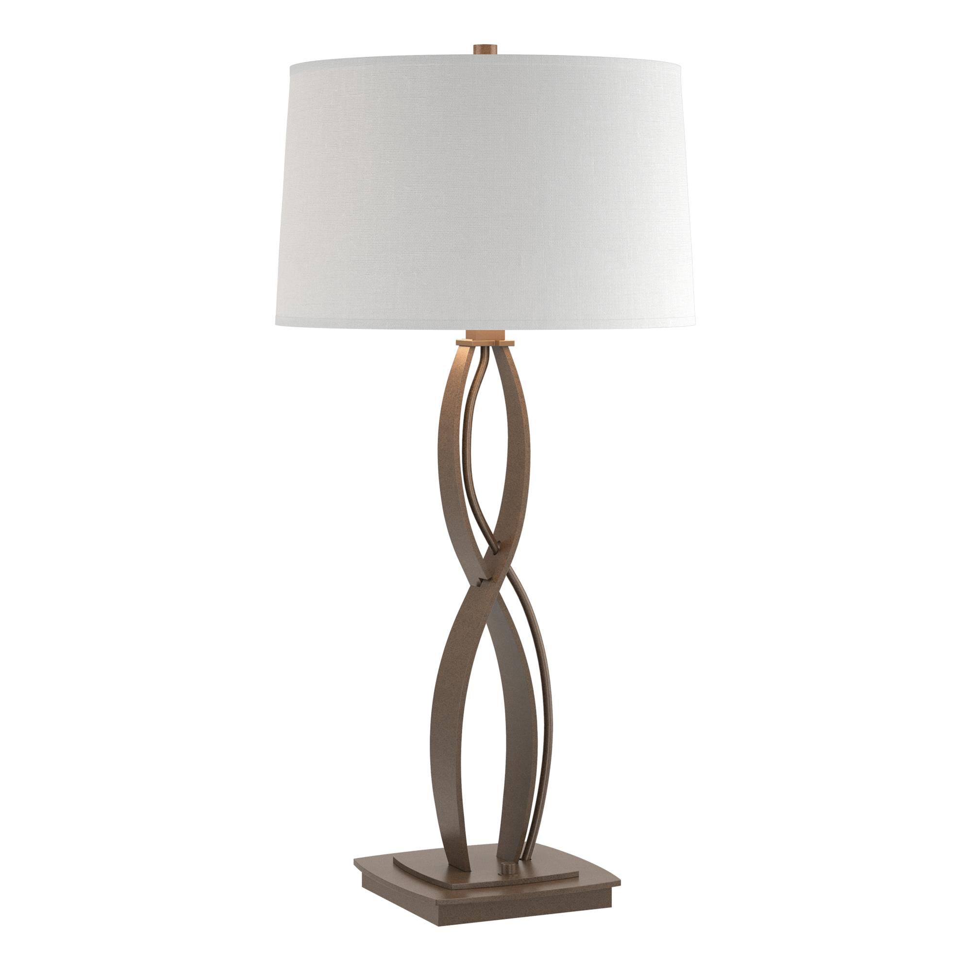 Shown in Bronze finish and Natural Anna shade