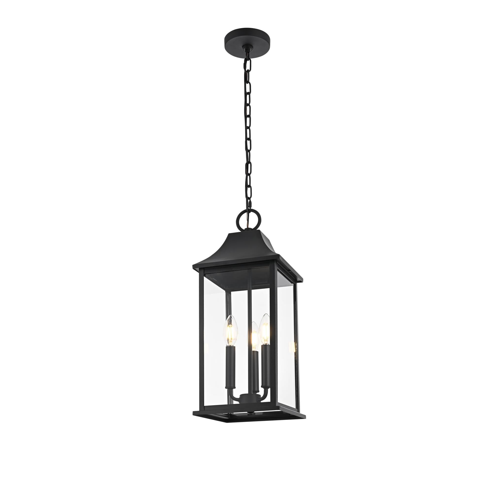 Shepard 8 Inch Outdoor Hanging Lantern by Elegant Lighting
