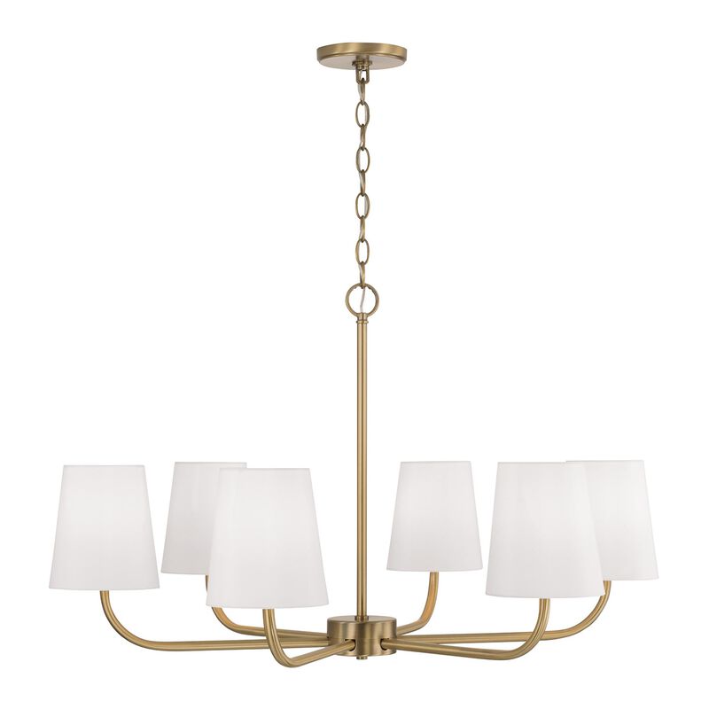 Brody 34 Inch 6 Light Chandelier by Capital Lighting Fixture Company