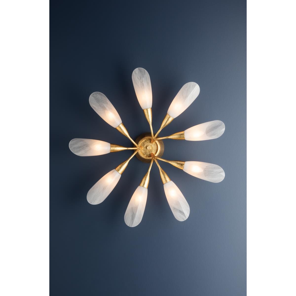 Enfield  31 Inch Semi Flush Mount by Hudson Valley Lighting