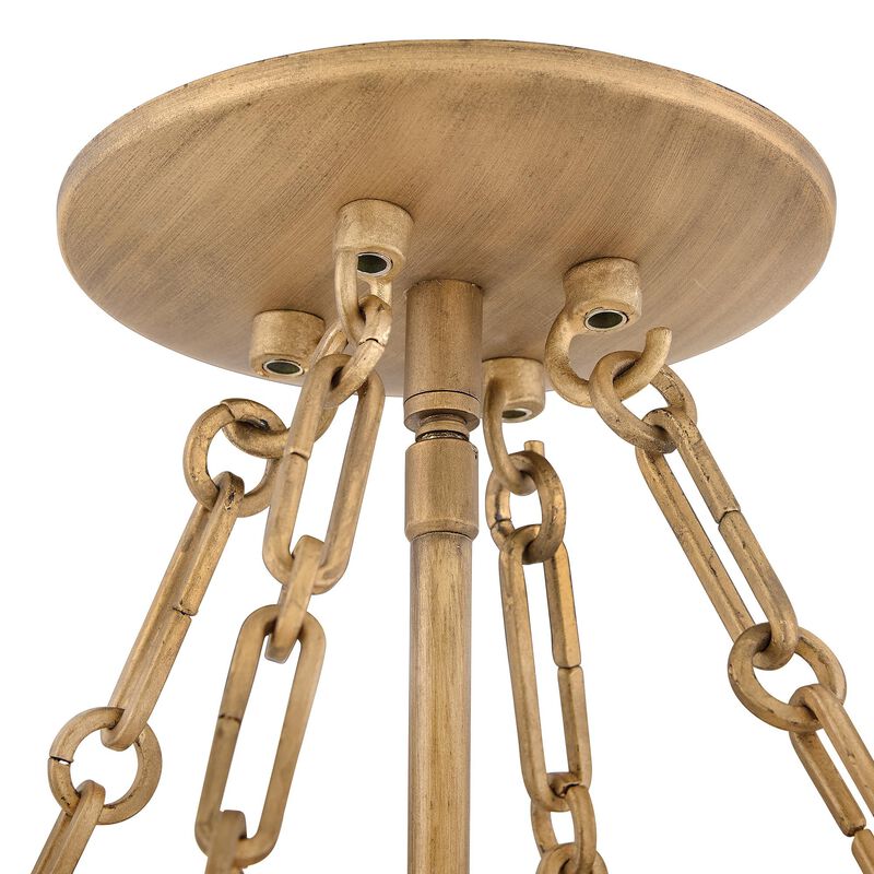 Fleur 34 Inch Chandelier by Fredrick Ramond