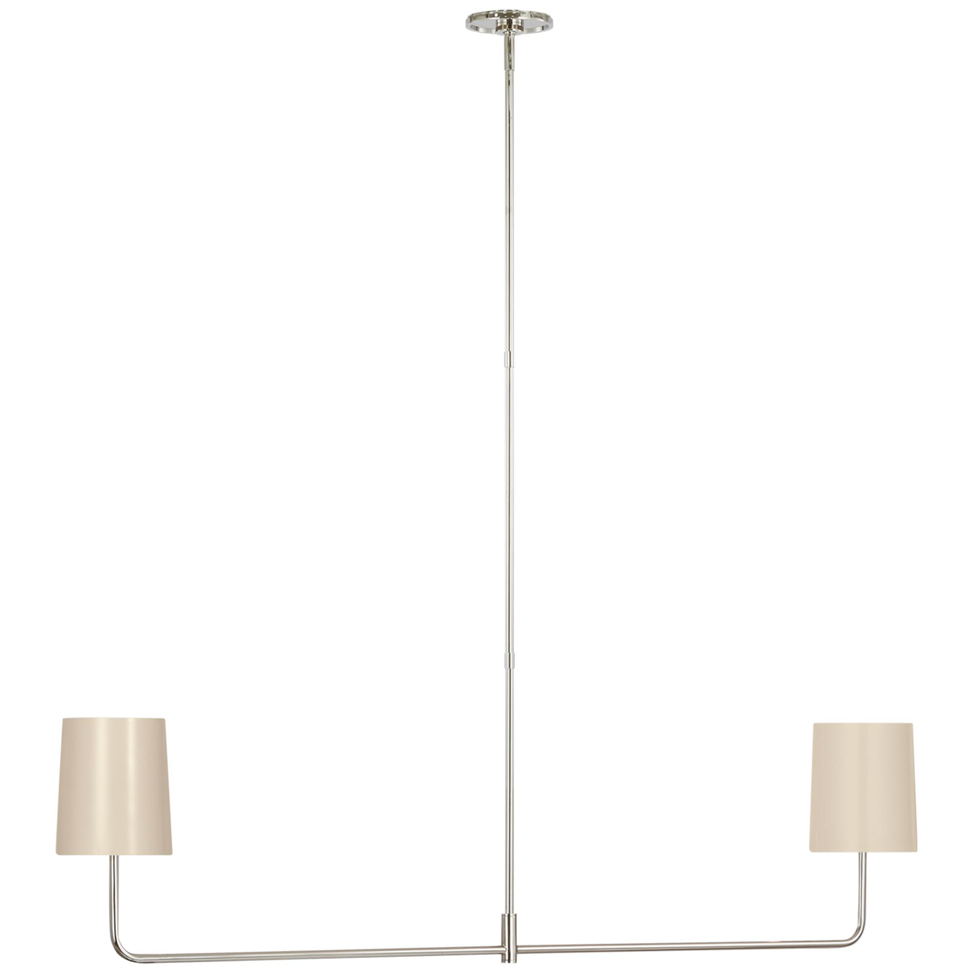 Shown in Polished Nickel finish and China White shade