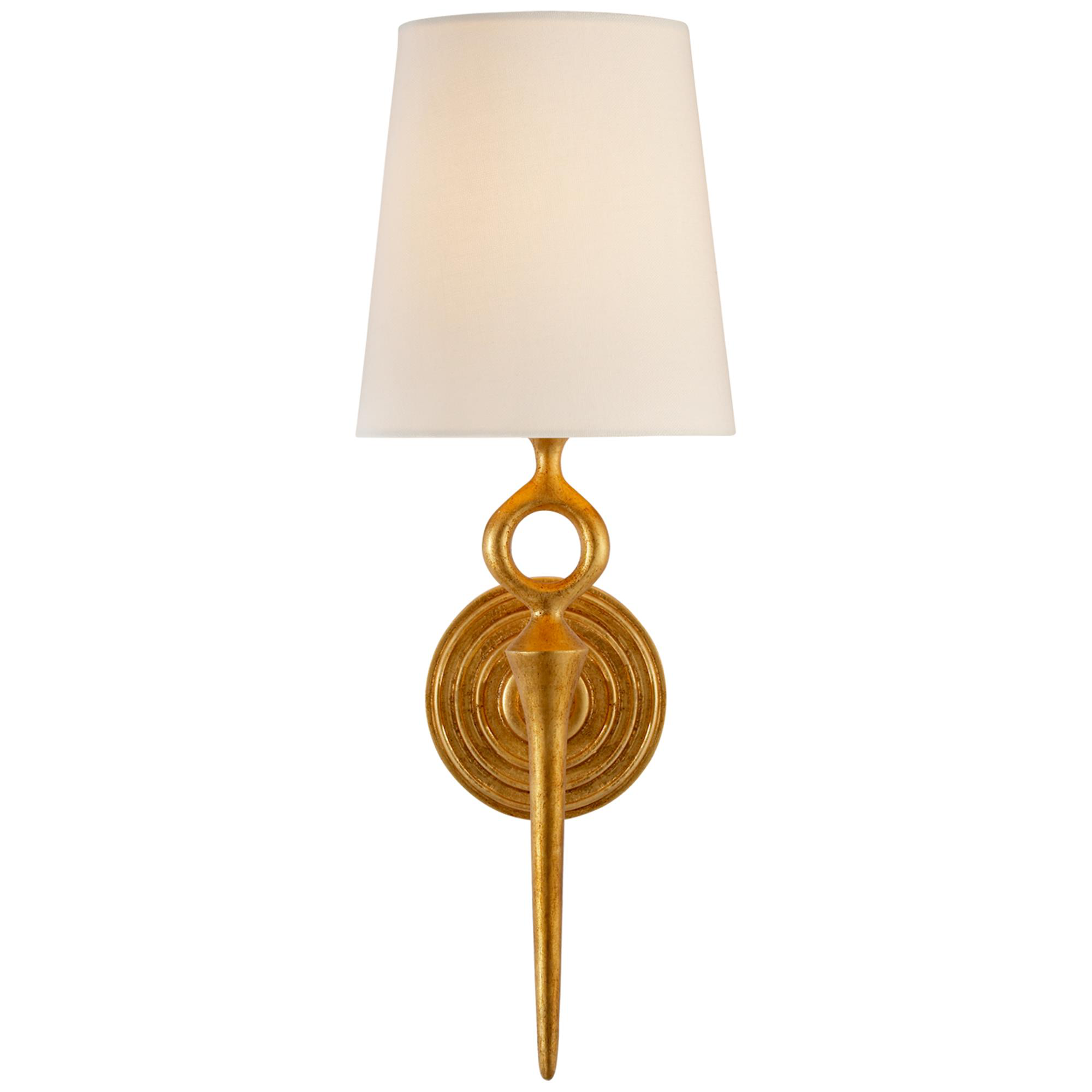 Shown in Gild finish and Linen Nordy shade