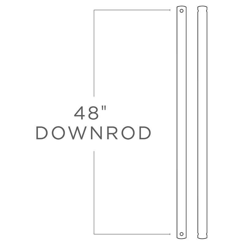 Universal 48 Inch Fan Downrod by Visual Comfort Fan Collection