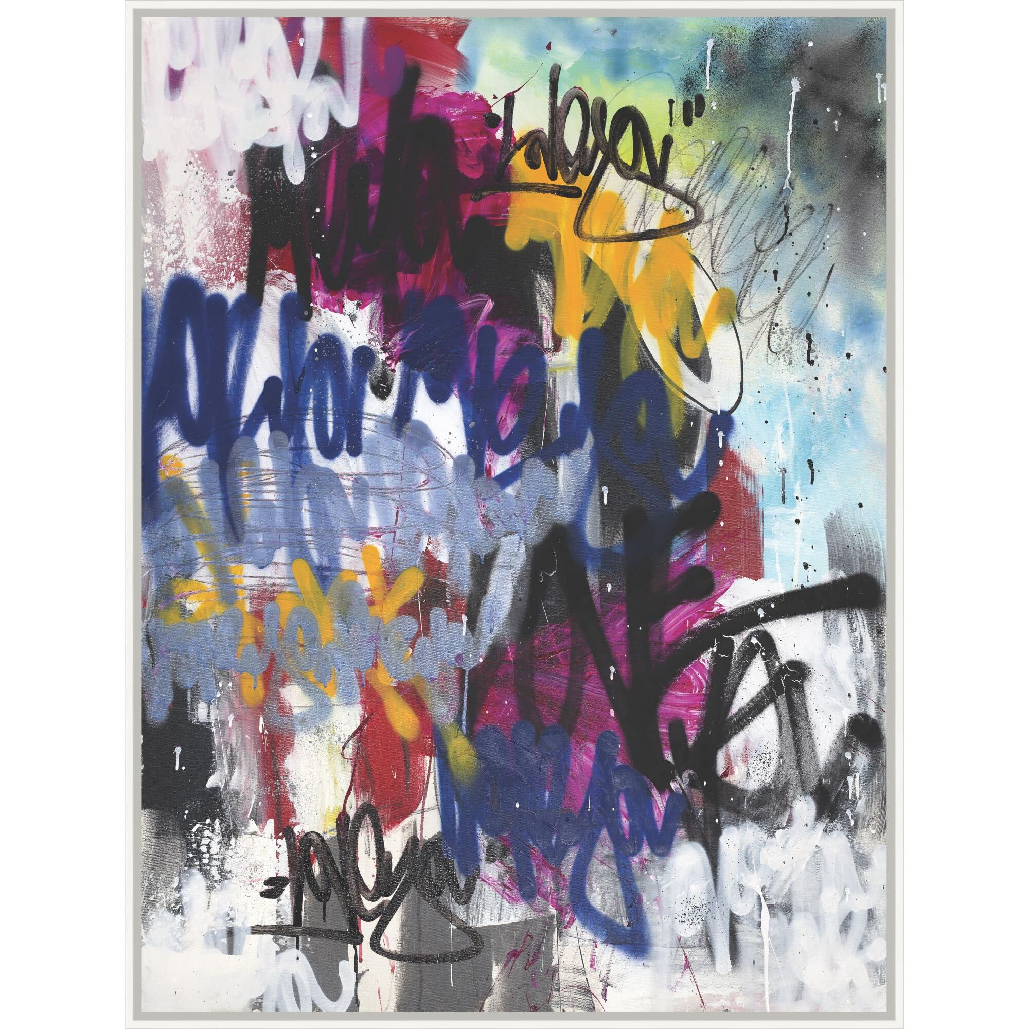 Midnight Moon Party Print by LEVEL57