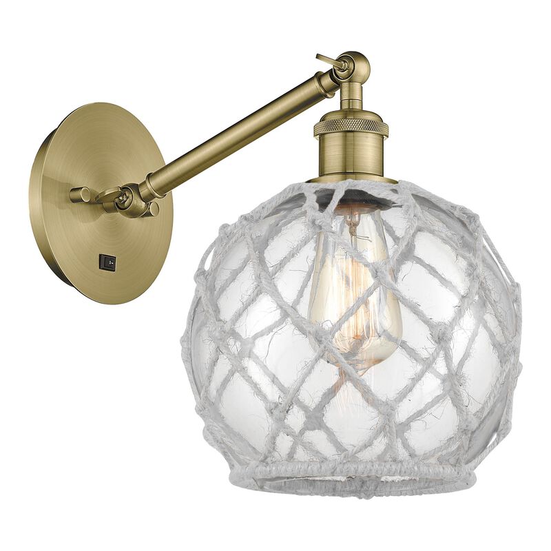Bruno Marashlian Farmhouse Rope 14 Inch Wall Sconce by Innovations Lighting