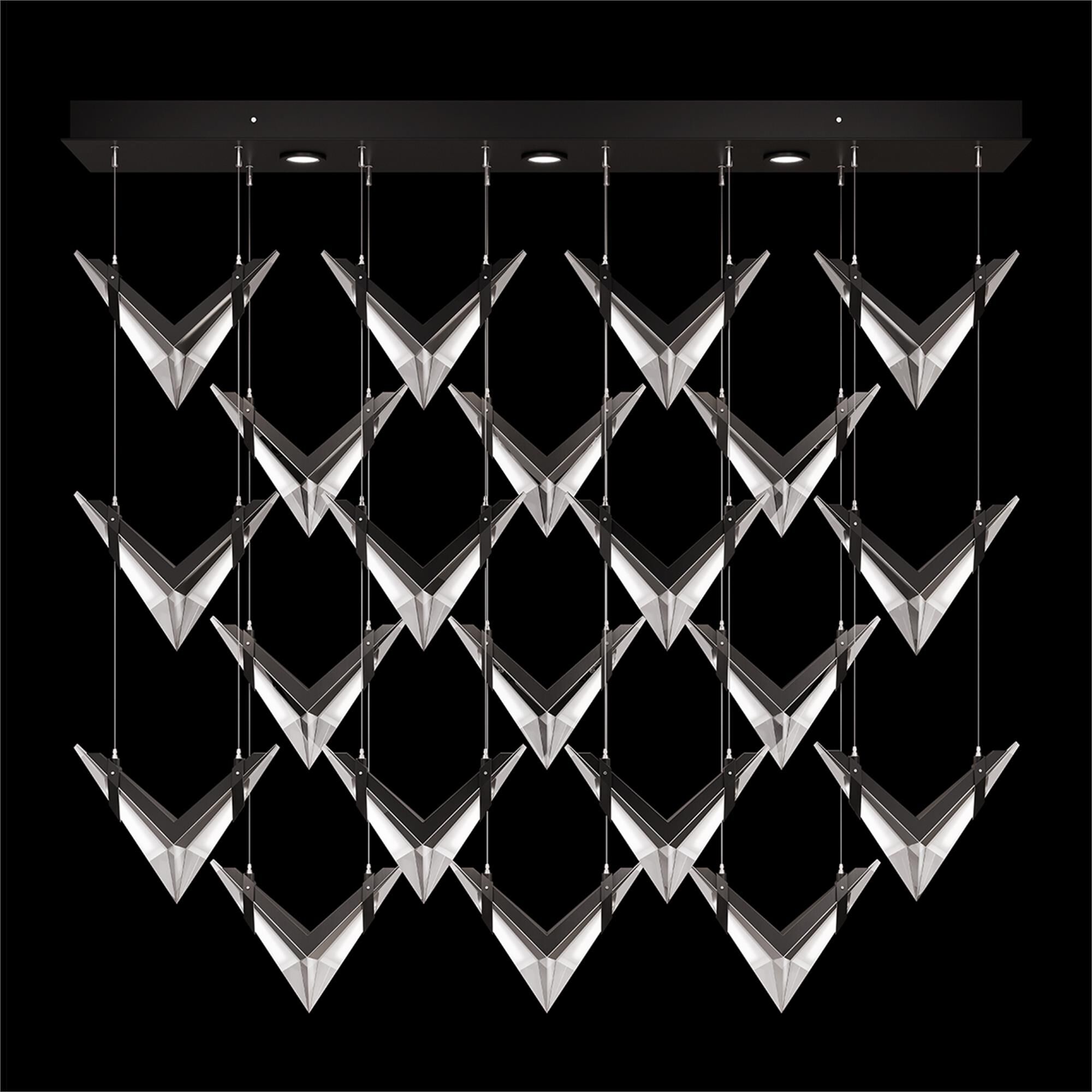 Fahl In-House Blade 62 Inch Linear Suspension Light by Fine Art Handcrafted Lighting