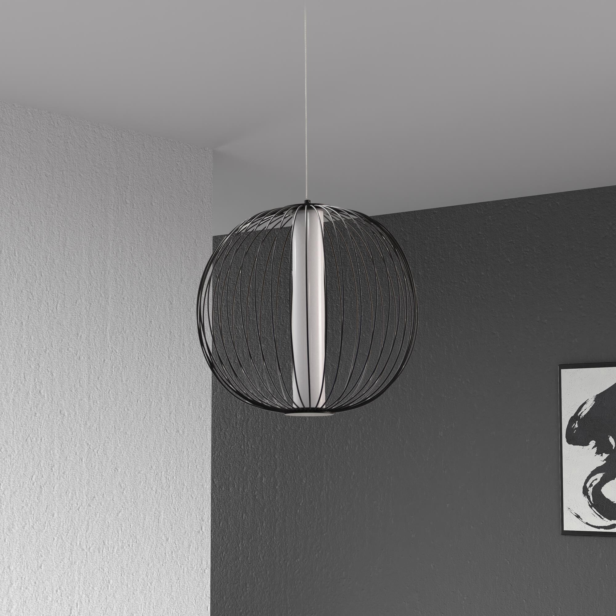 Charlotte 17 Inch LED Large Pendant by Dainolite