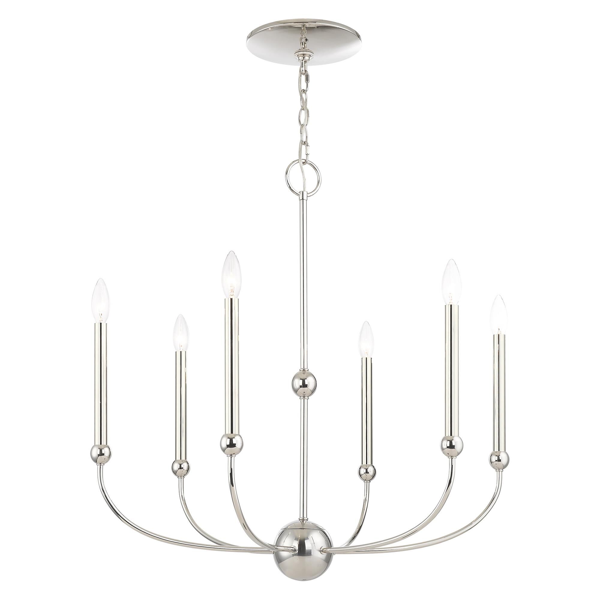Cortlandt 6 Light Chandelier by Livex Lighting