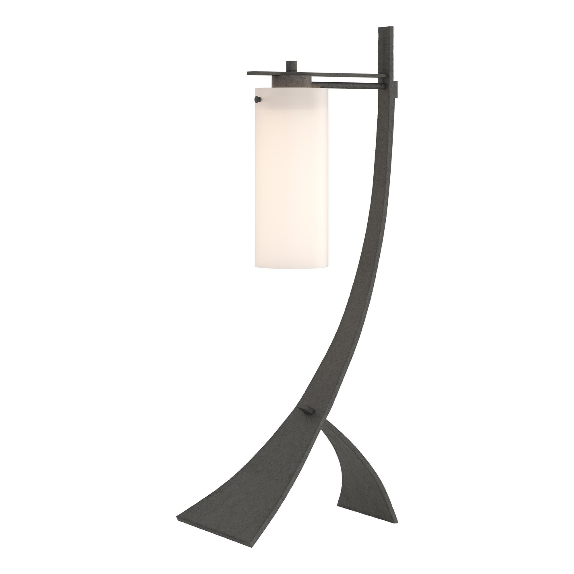 Shown in Natural Iron finish and Opal  glass