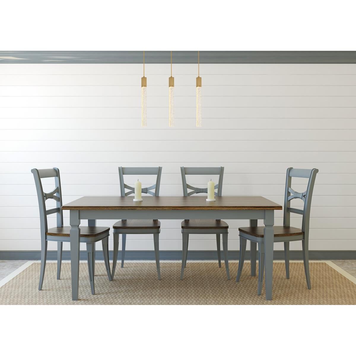 Shown in Satin Gold finish and Royal Cut Clear crystal