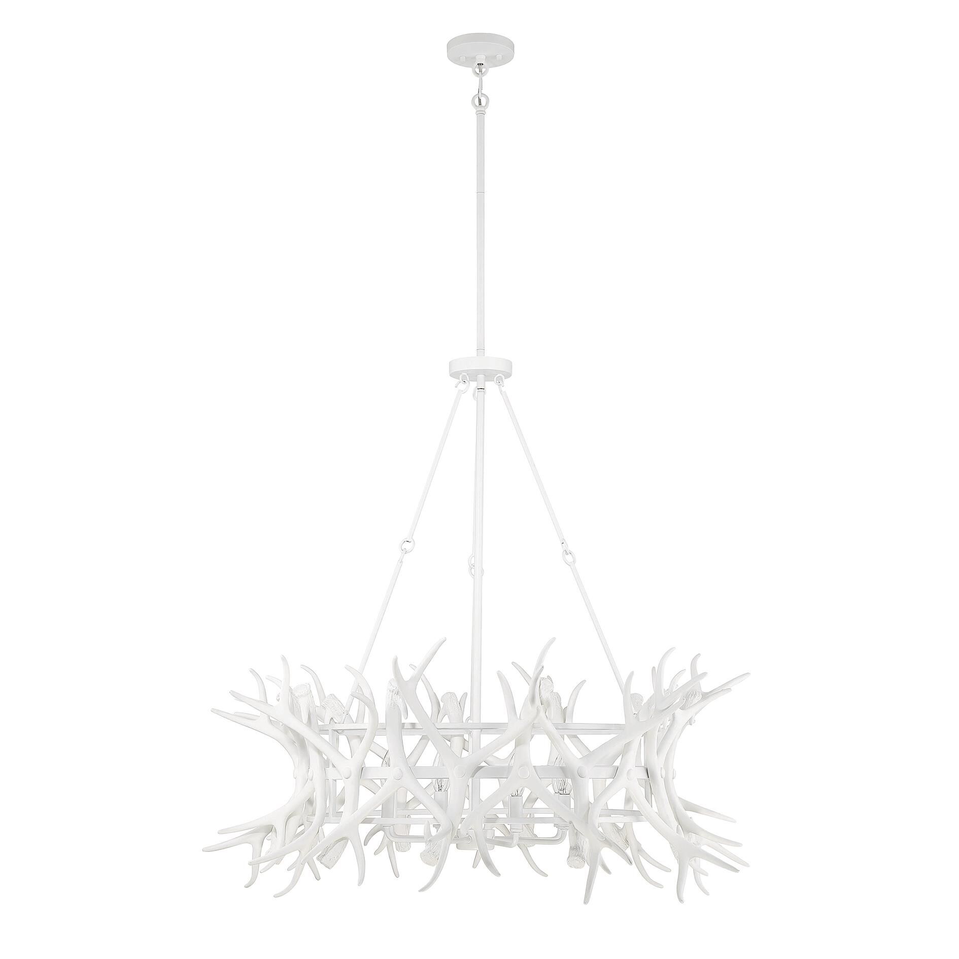 Daniels 40 Inch 8 Light Chandelier by Savoy House