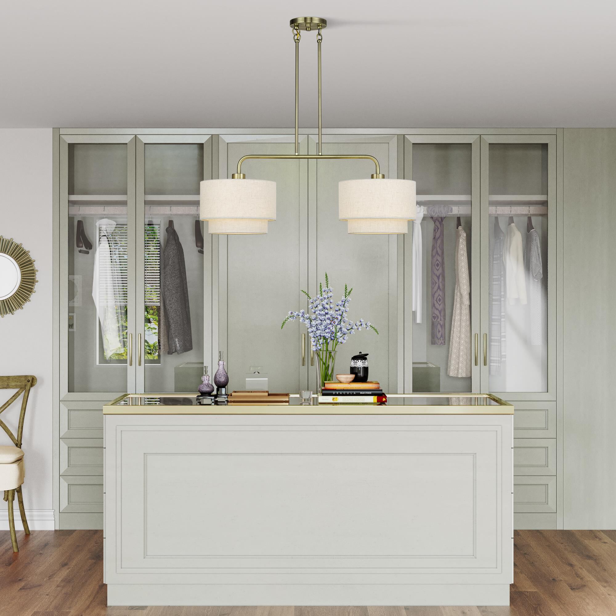 Manorwood 34 Inch Linear Suspension Light by Livex Lighting