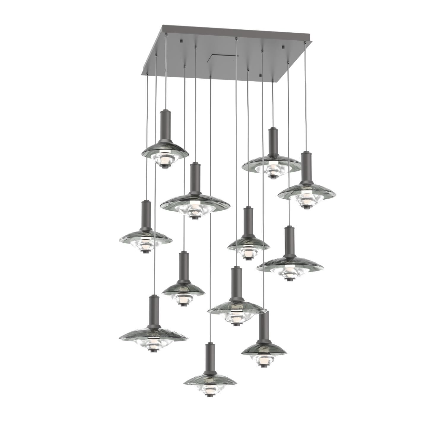 Levi Wilson Cirrus 44 Inch Multi Light Pendant by Hammerton Studio