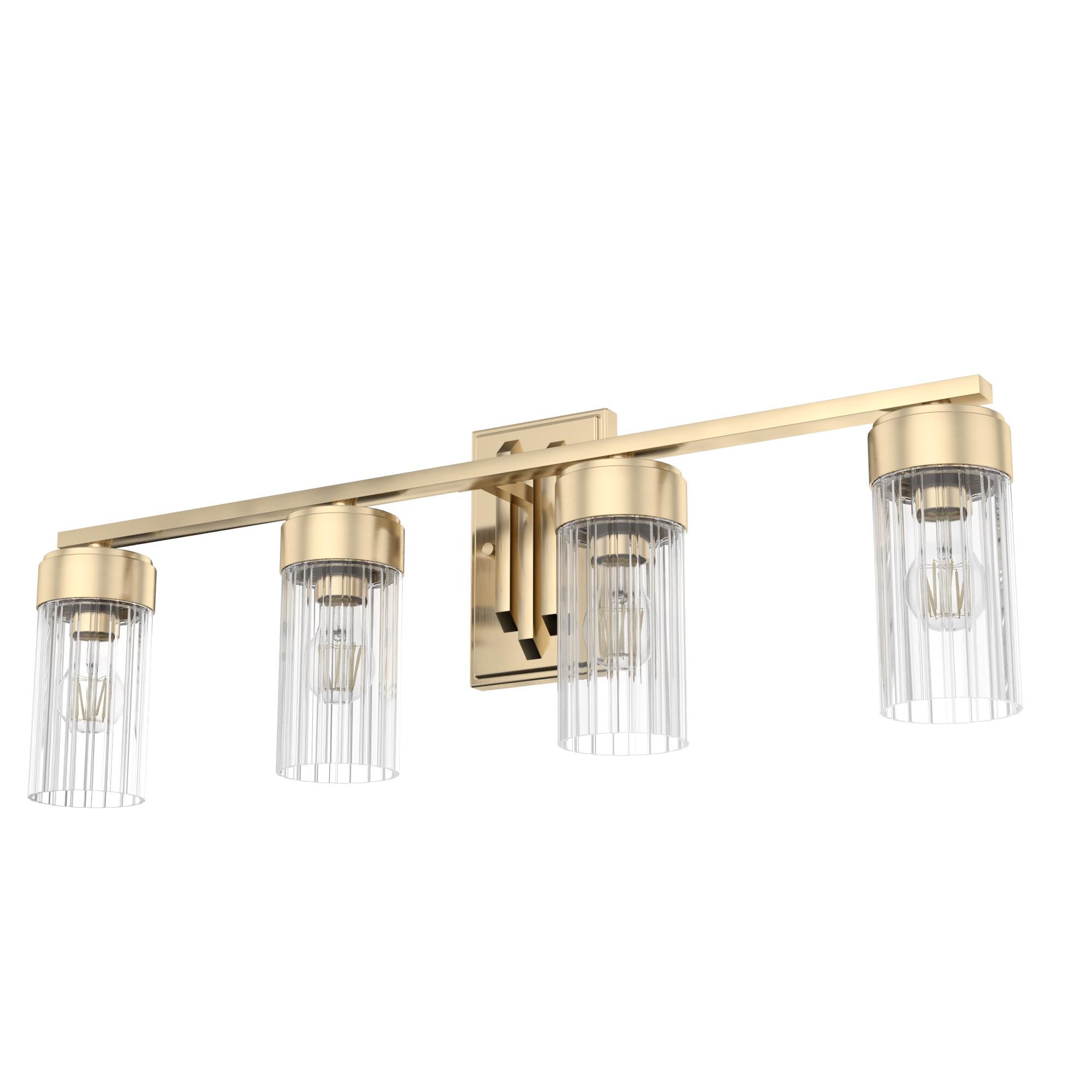 Gatz 31 Inch 4 Light Bath Vanity Light by Hunter Fan