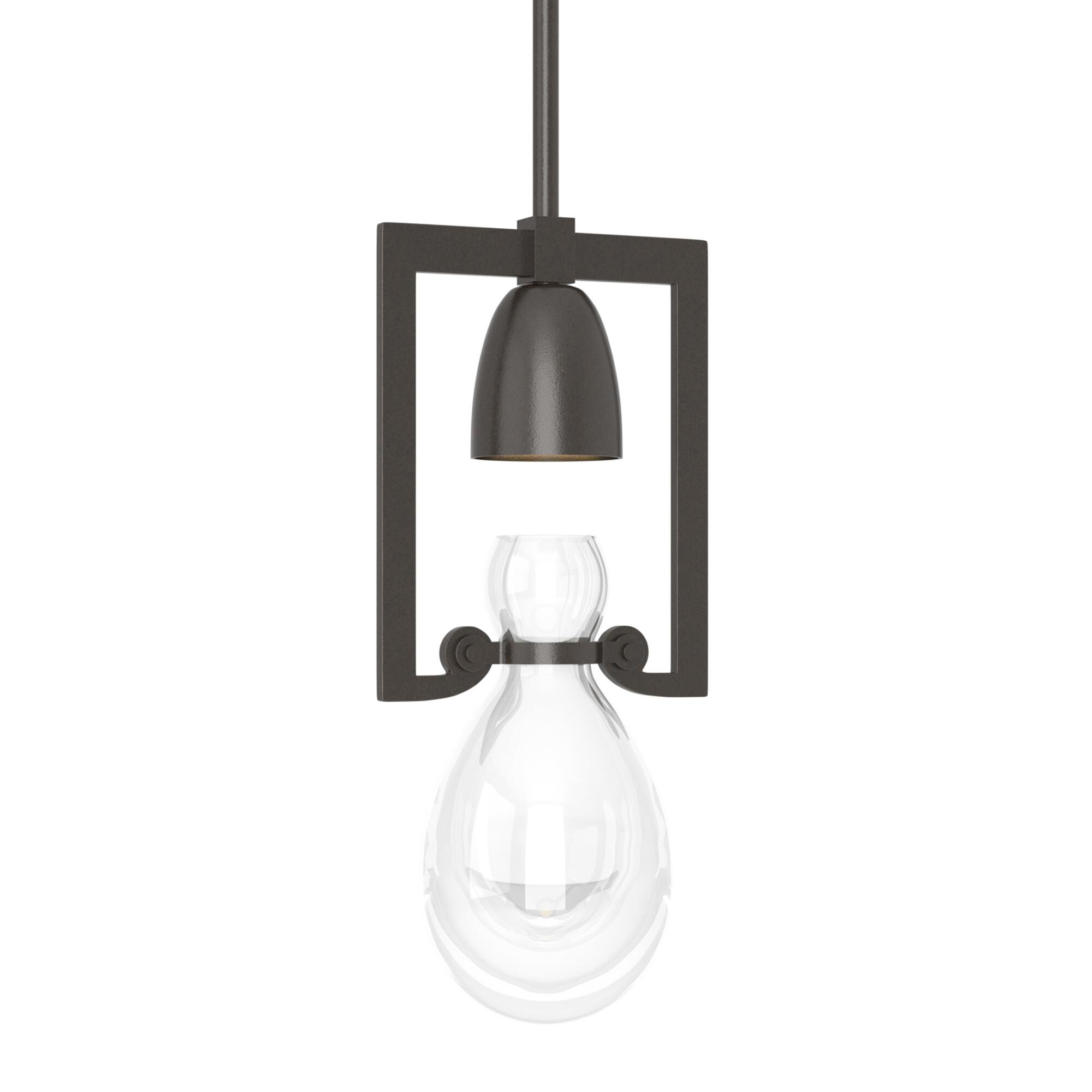 Shown in Oil Rubbed Bronze finish and Clear (Zm) glass