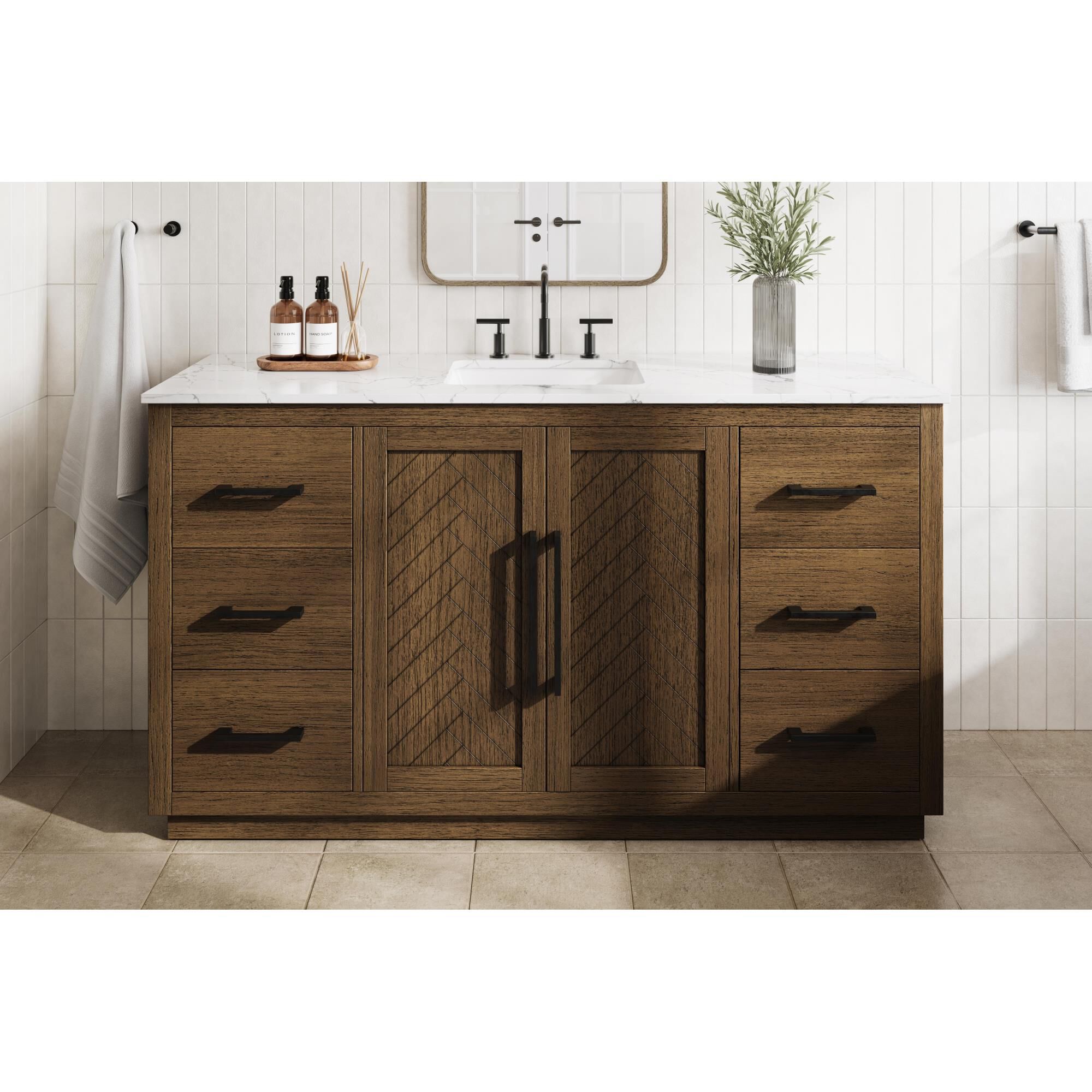 Chase 60 Inch Bath Vanity by Elegant Dcor