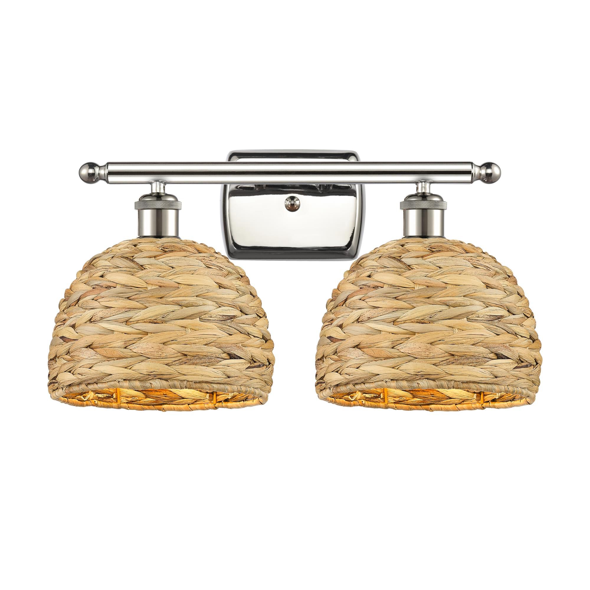 Bruno Marshlain Woven Rattan 18 Inch Bath Vanity Light by Innovations Lighting