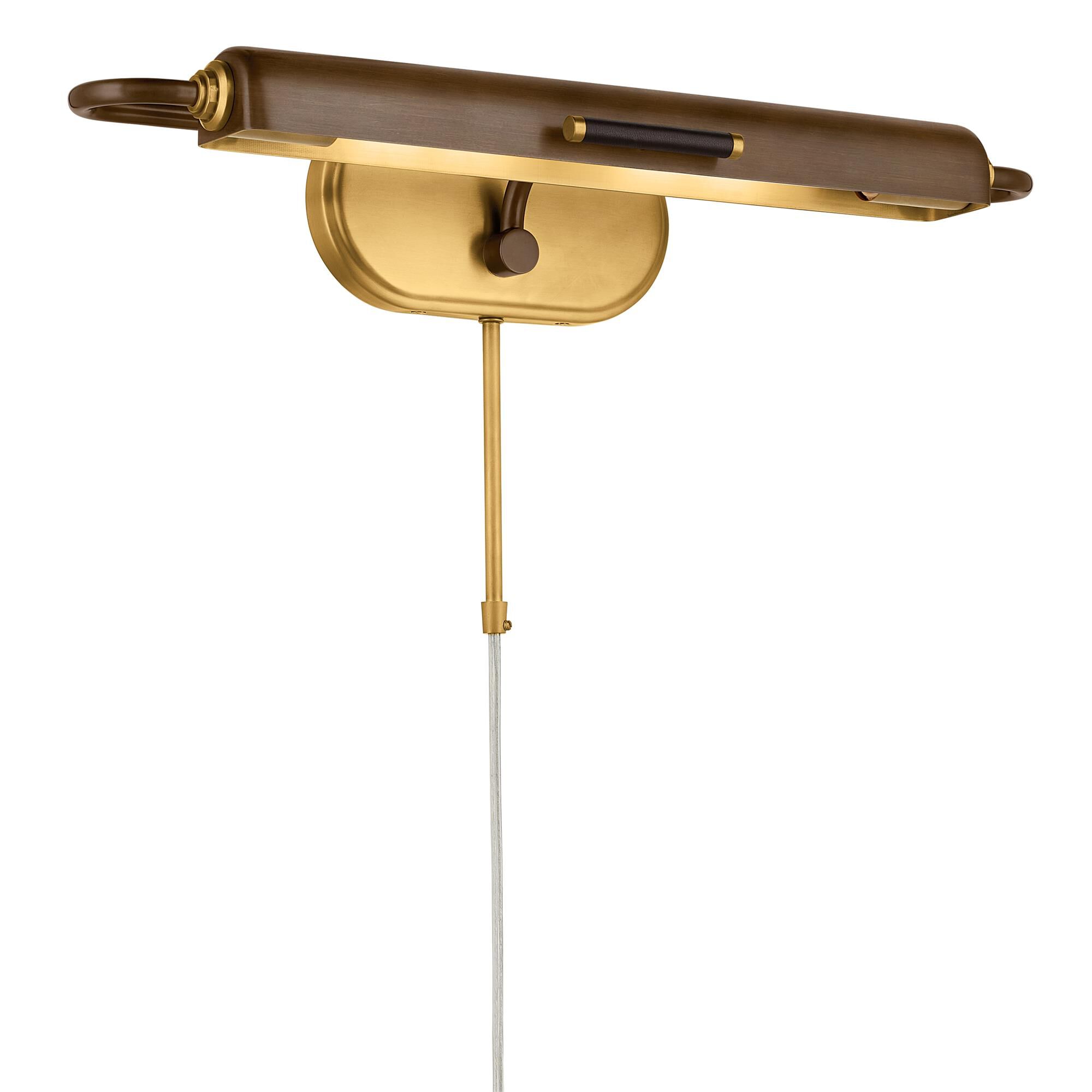 Shown in Lacquered Bronze finish and Metal shade