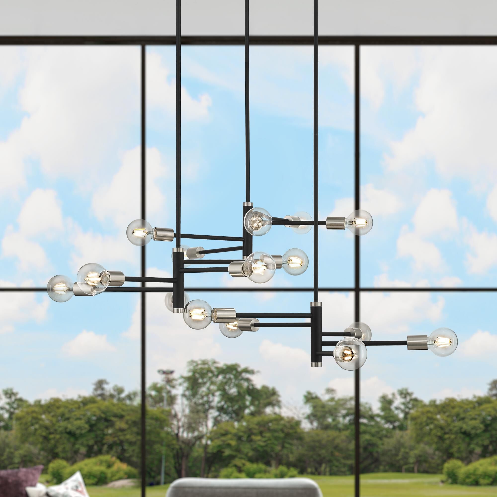 Bannister 15 Light Multi Light Pendant by Livex Lighting