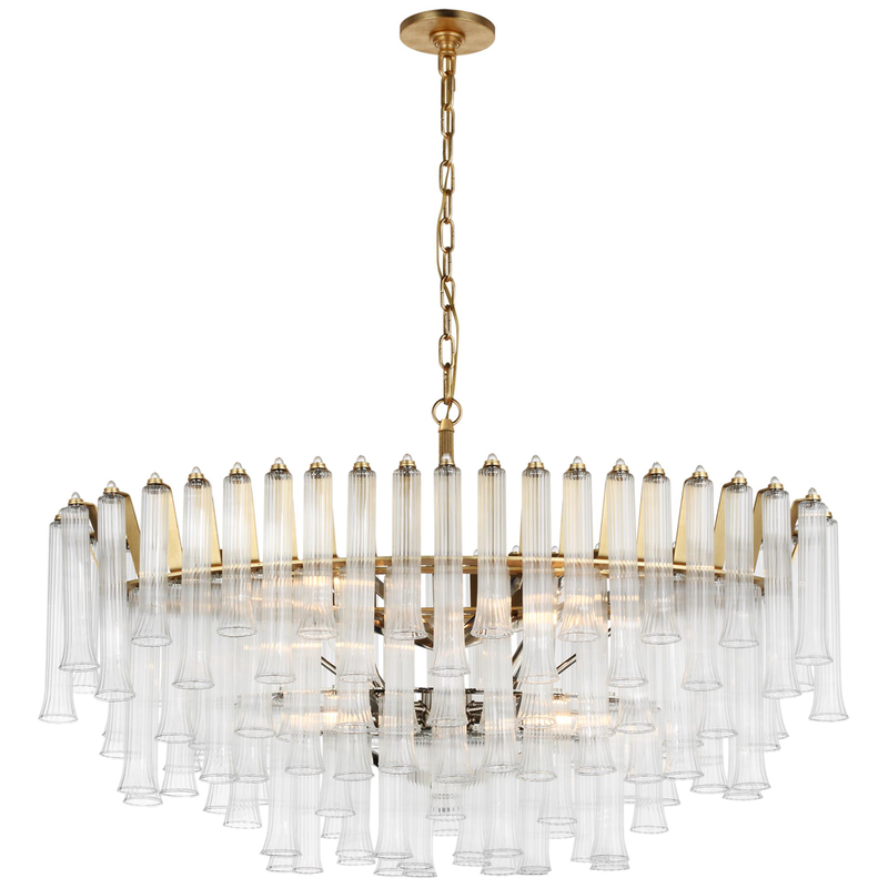 Julie Neill Lorelei 40 Inch 8 Light LED Chandelier by Visual Comfort Signature Collection