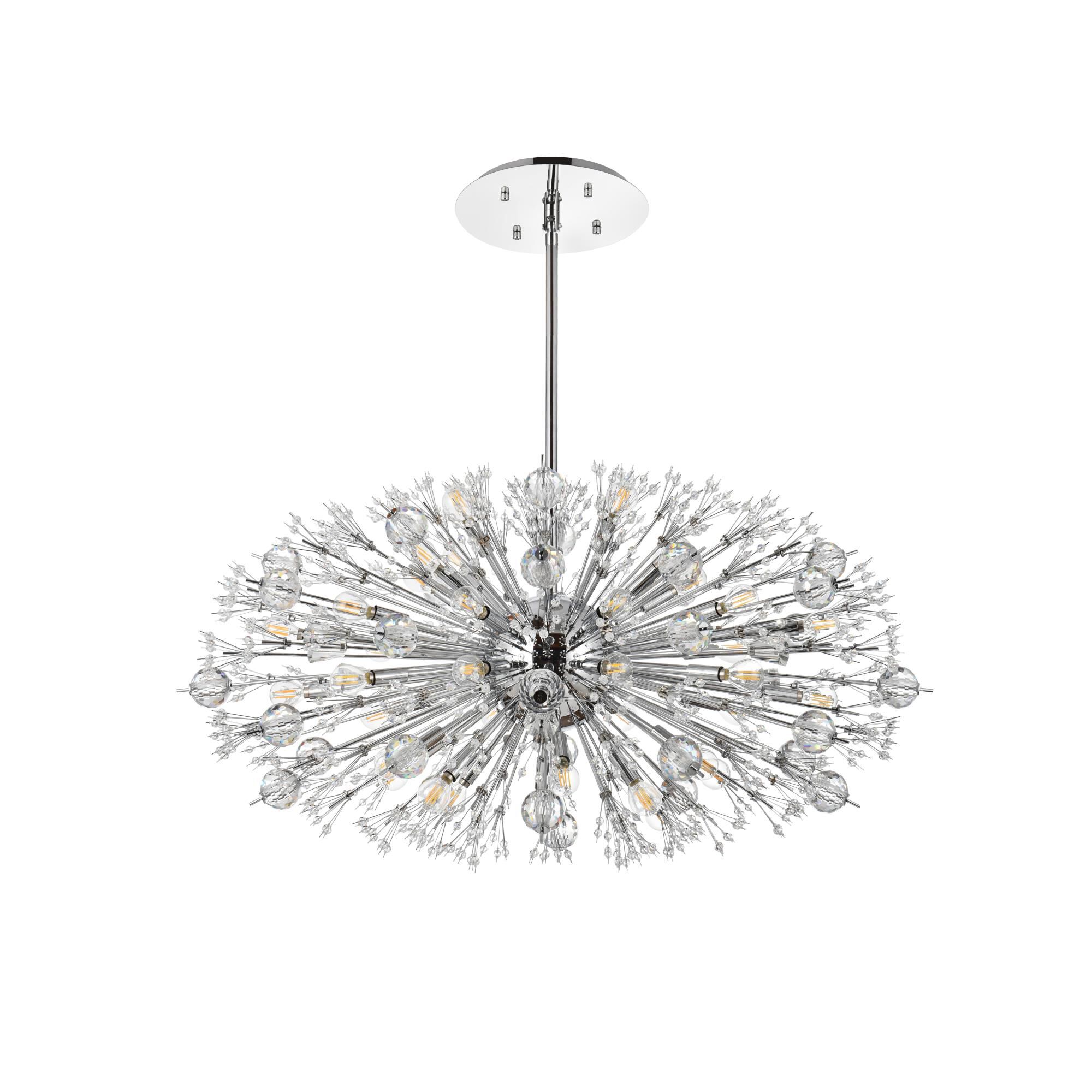 Vera 42 Inch Large Pendant by Elegant Lighting