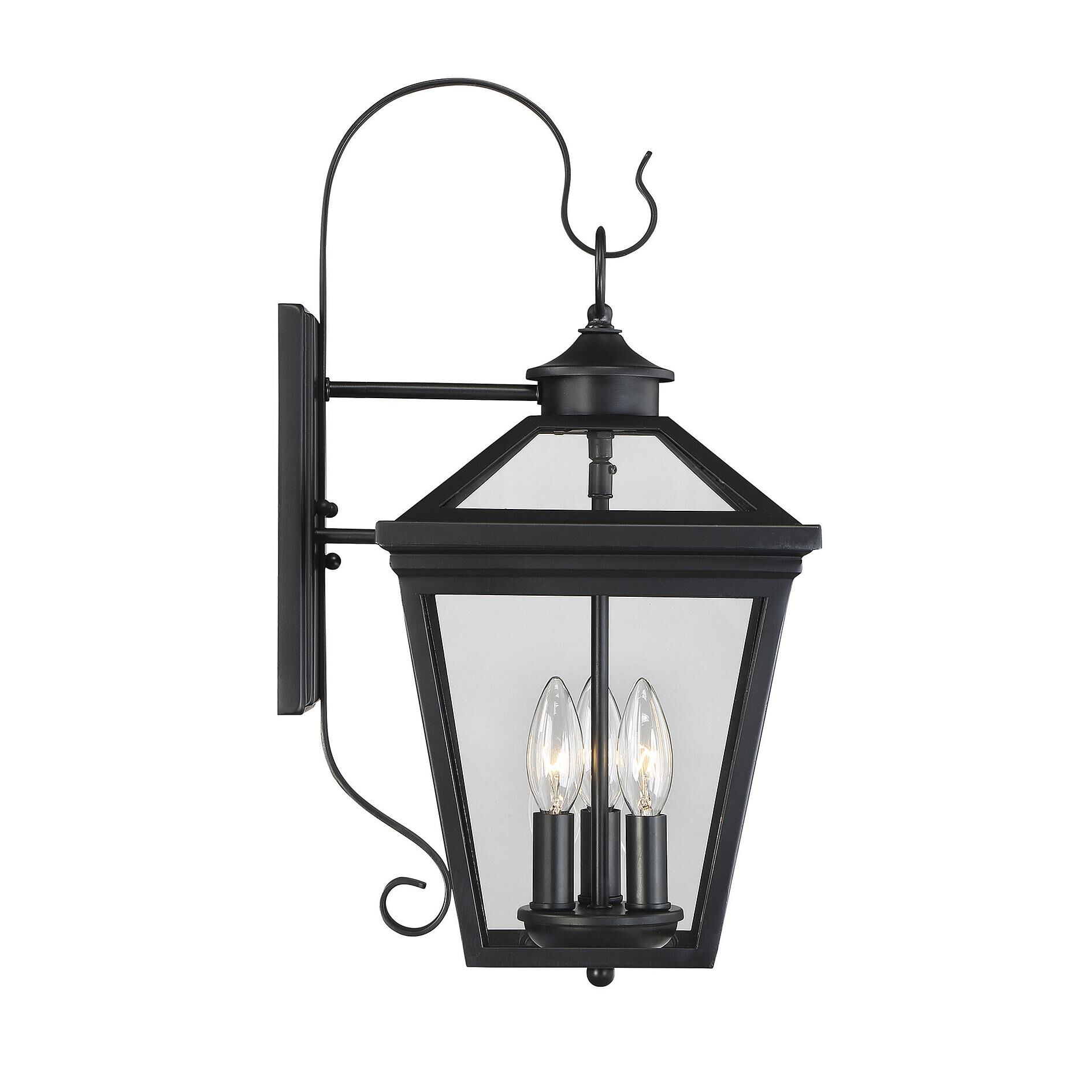Ellijay 19 Inch Tall 3 Light Outdoor Wall Light by Savoy House
